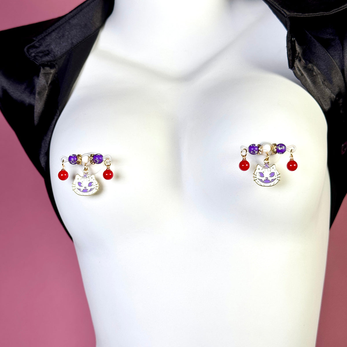 Witchy Cat Charm Chain