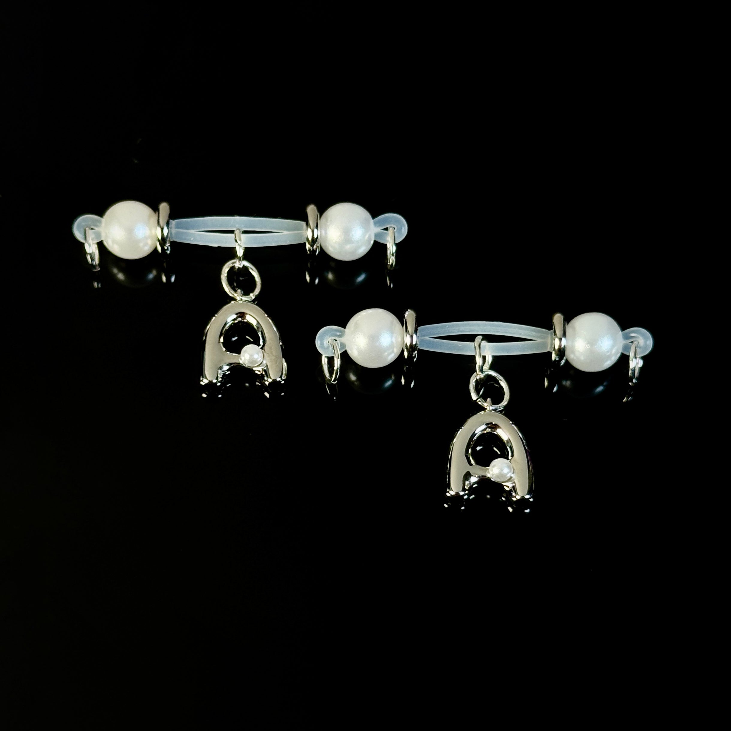 Gold & Silver Pearl Bar Set