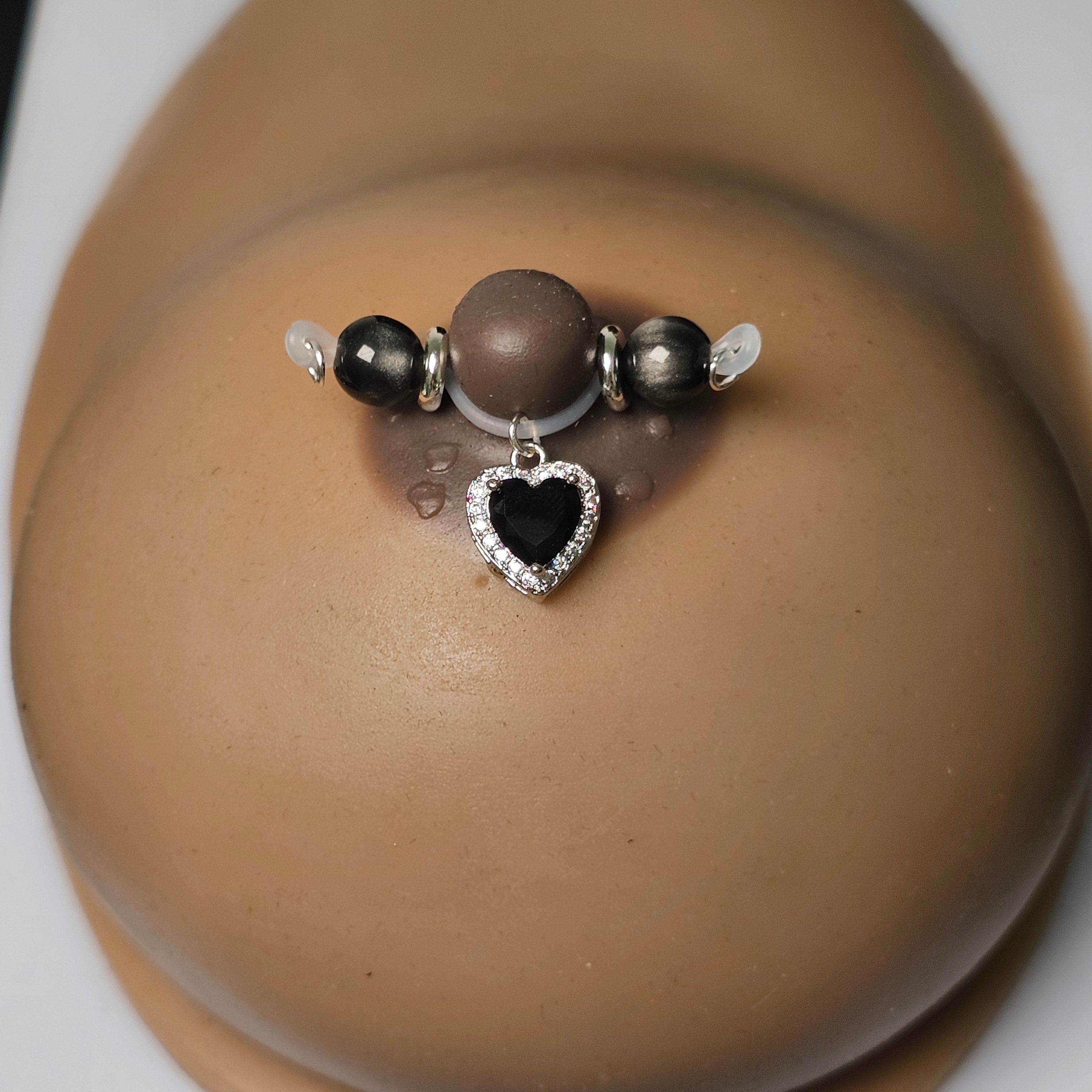 Black crystal + black gemstone