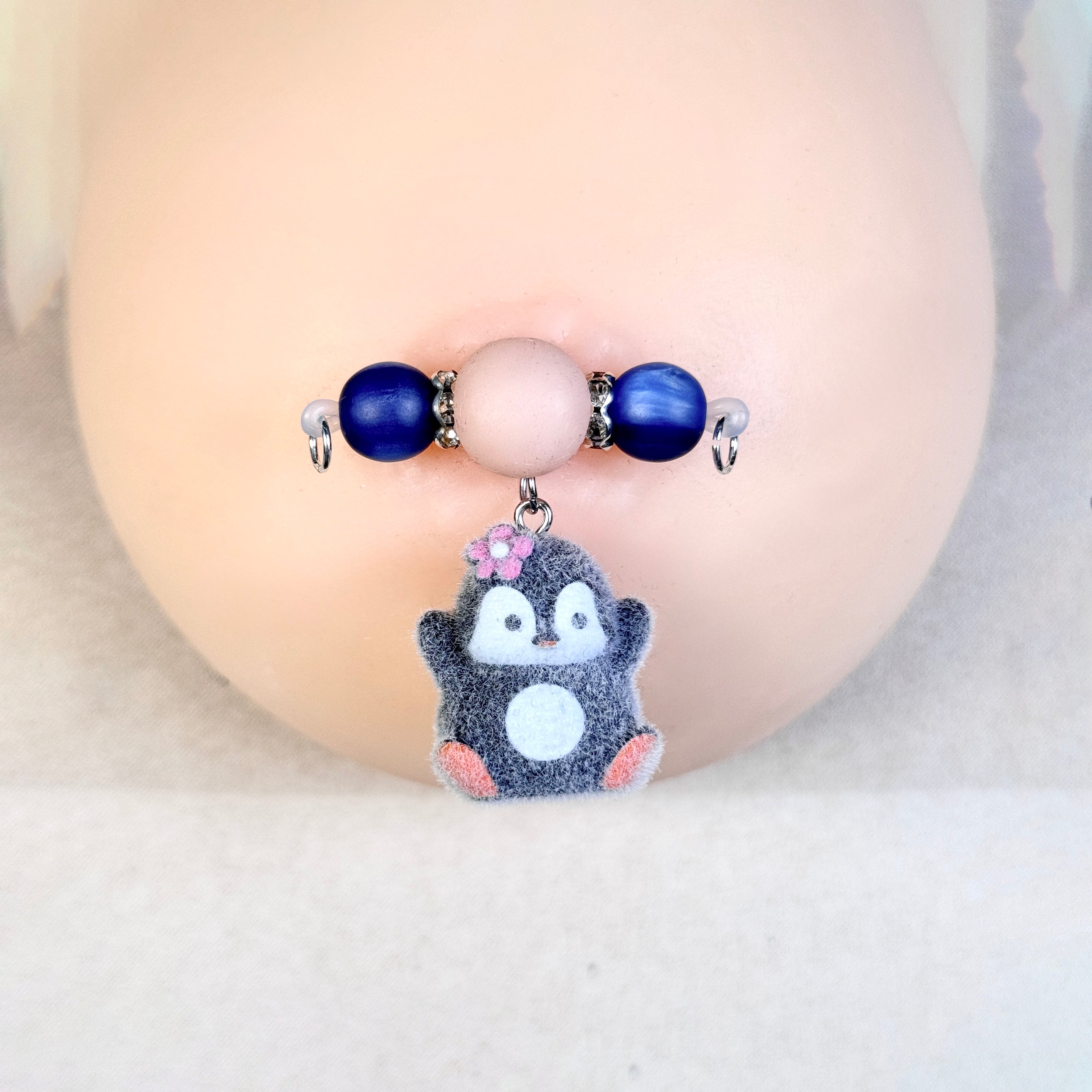 Little Penguin Plush Nipple Jewelry