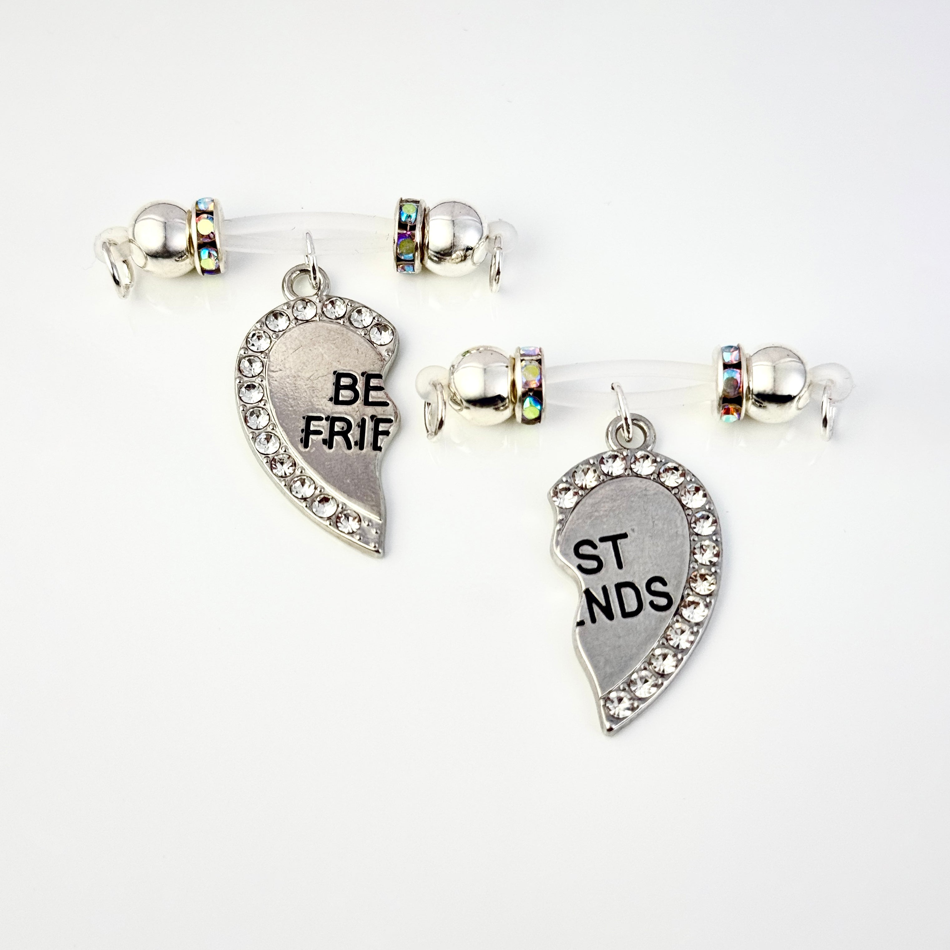 Love Bond Breakable Heart Charm Set