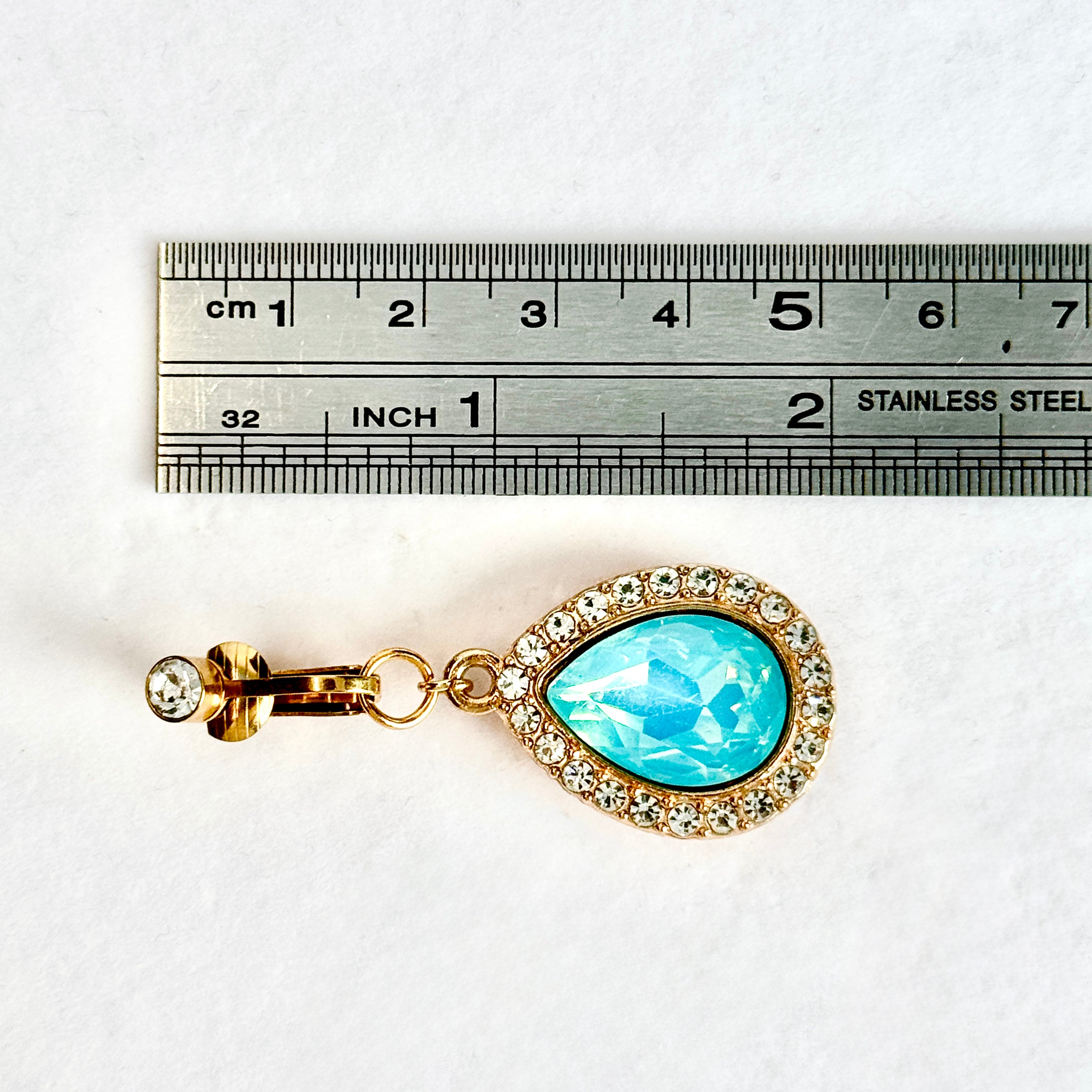 Luna Sapphire Drop Navel Clip™