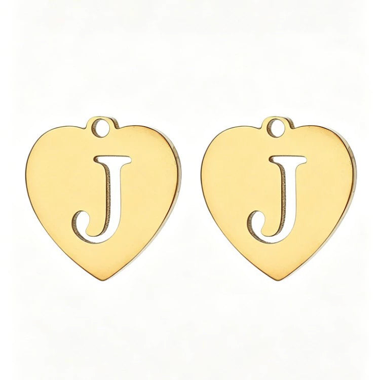 Customized initial gold crown clip