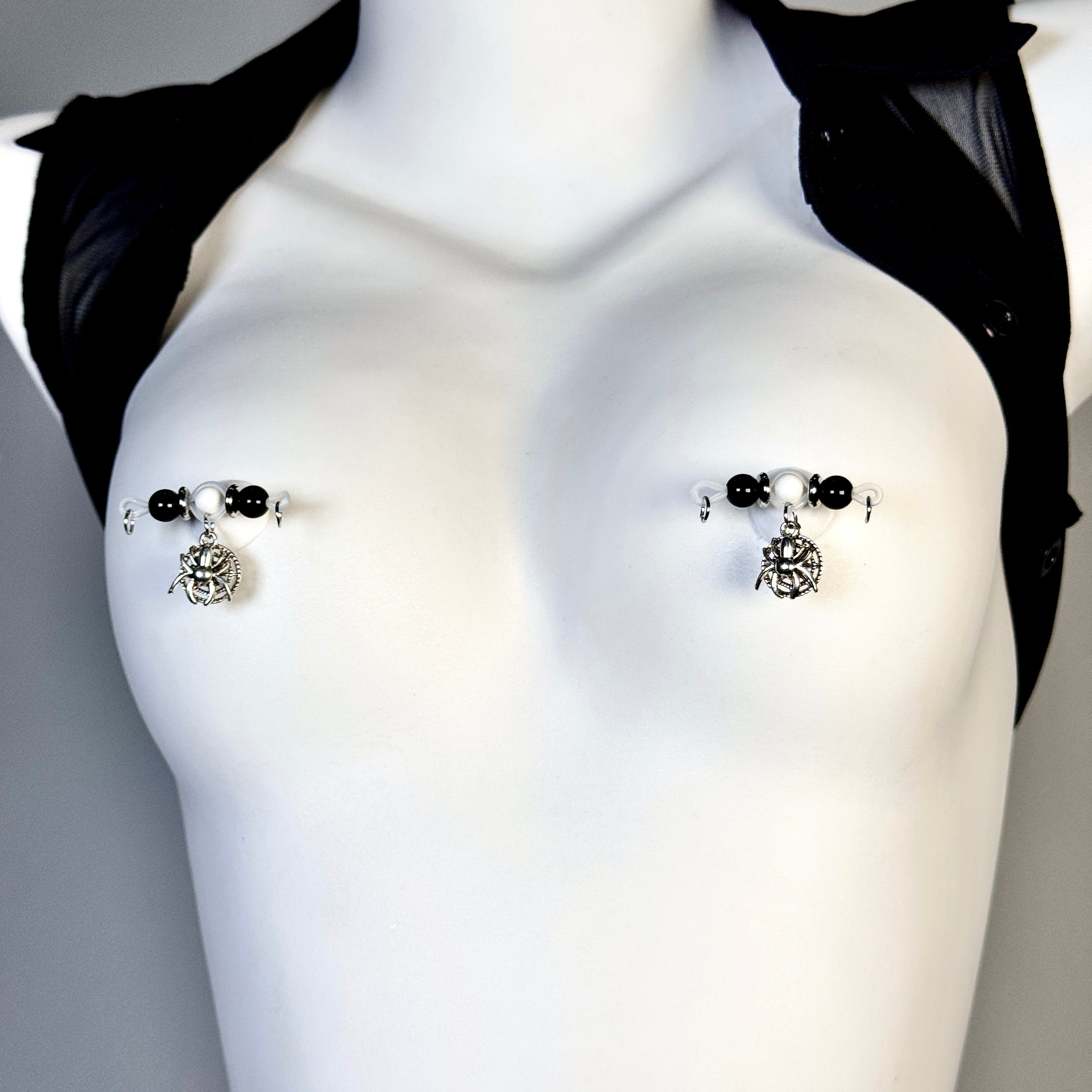 Midnight Spider Nipple Clamps