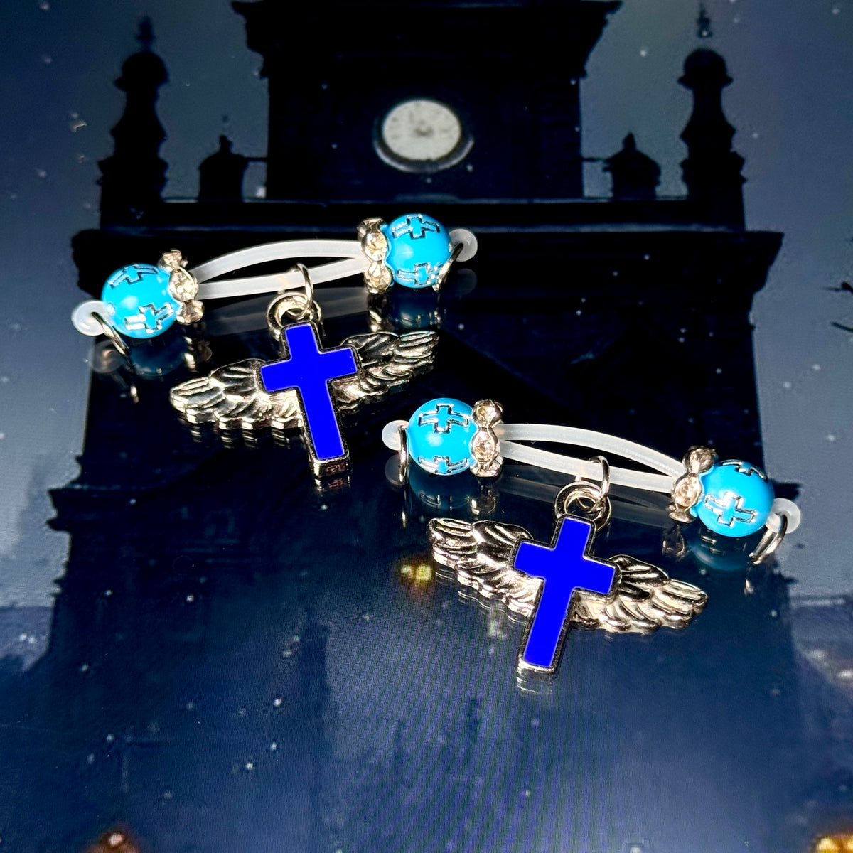 Angel Wing Cross Non-Piercing Nipple Clamp