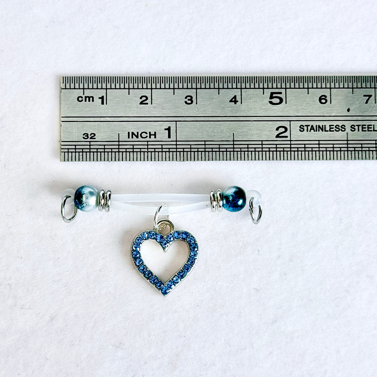 Luna Sapphire Heart Clips™