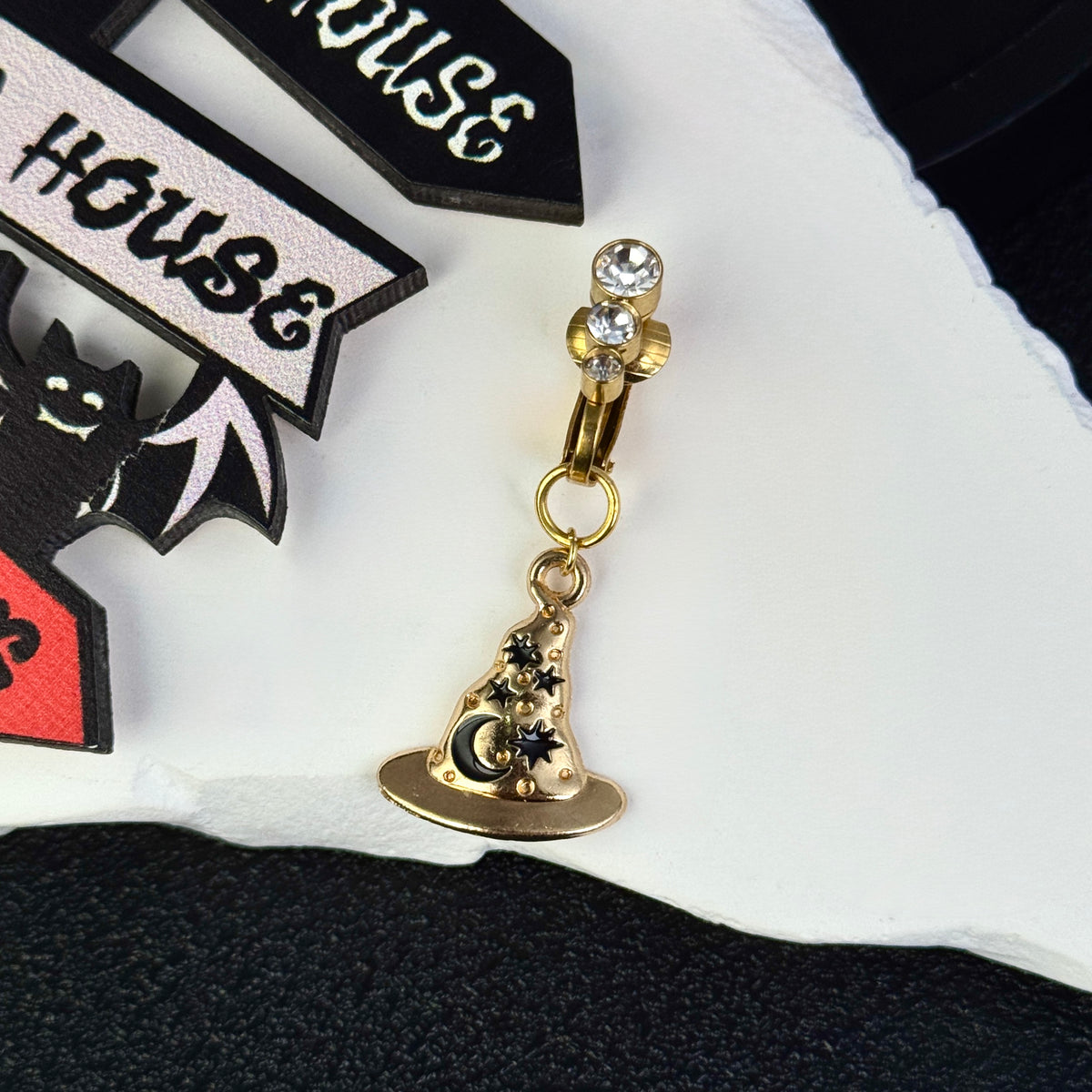 Witch Hat Navel Charm