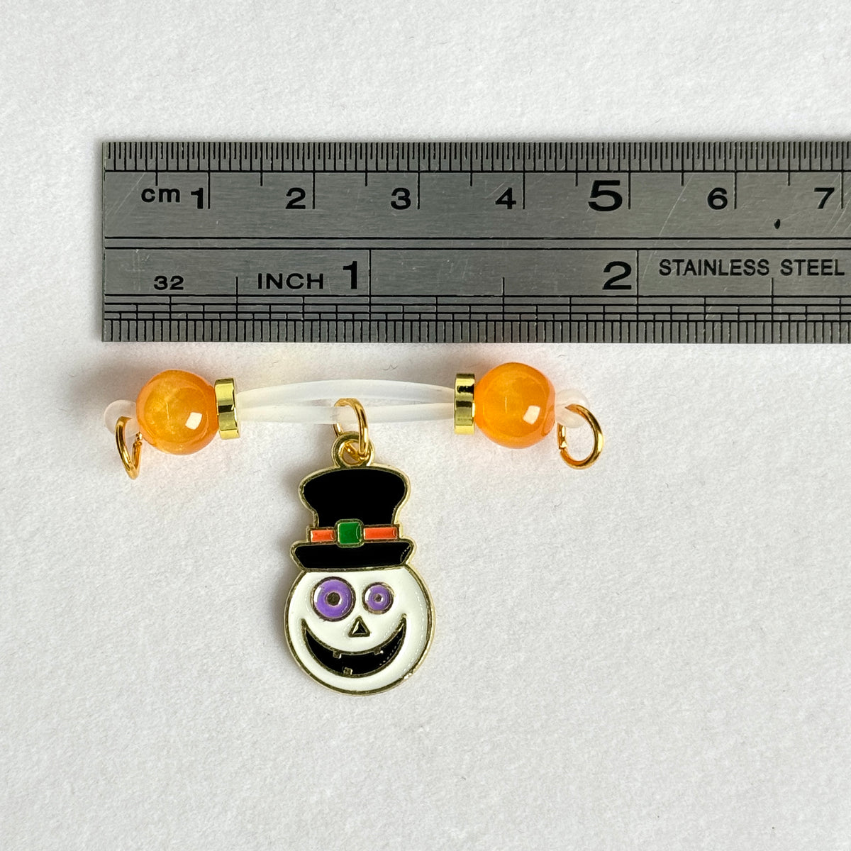 Halloween Frosty Charm Nipple Jewelry