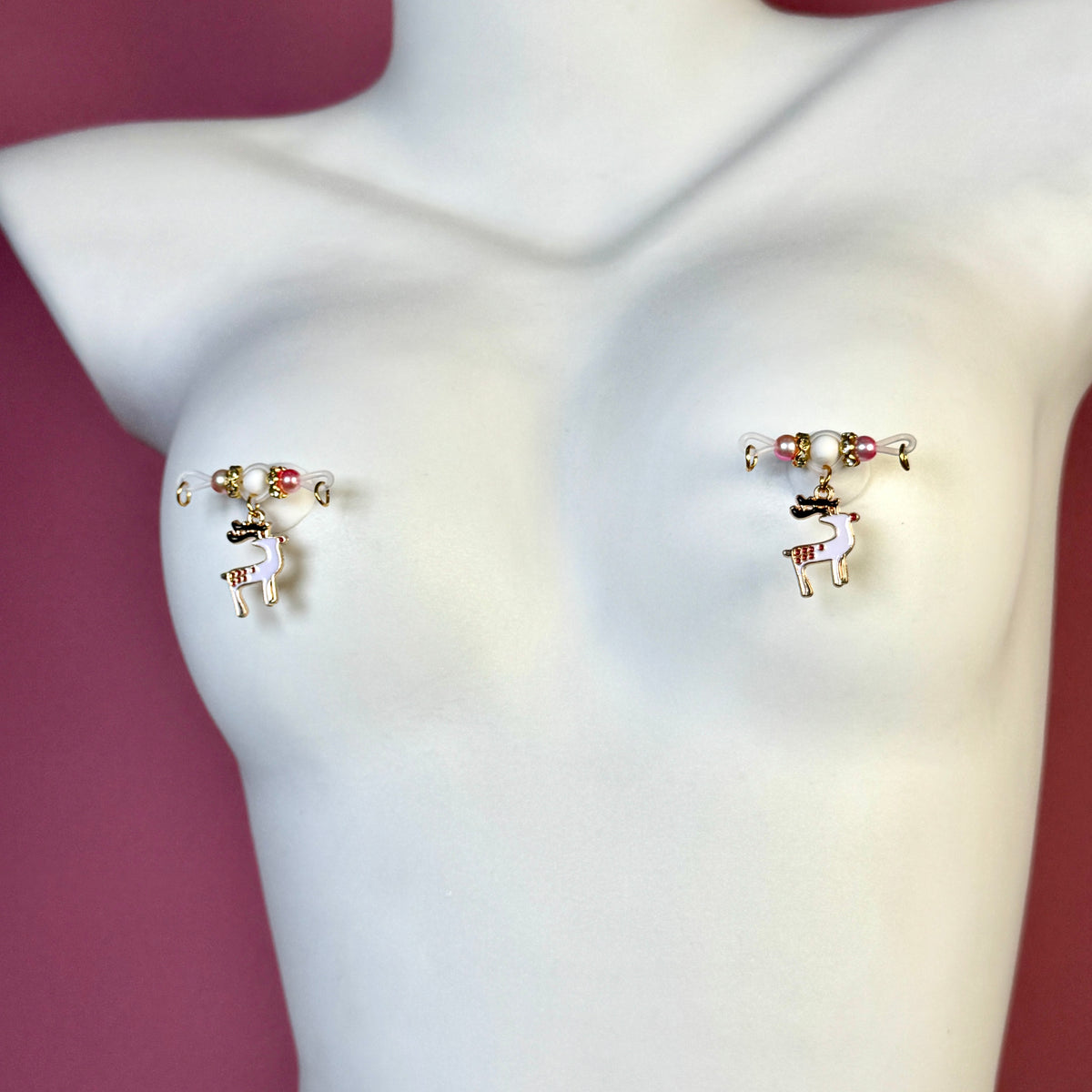 Luna Reindeer Pearl Clips™