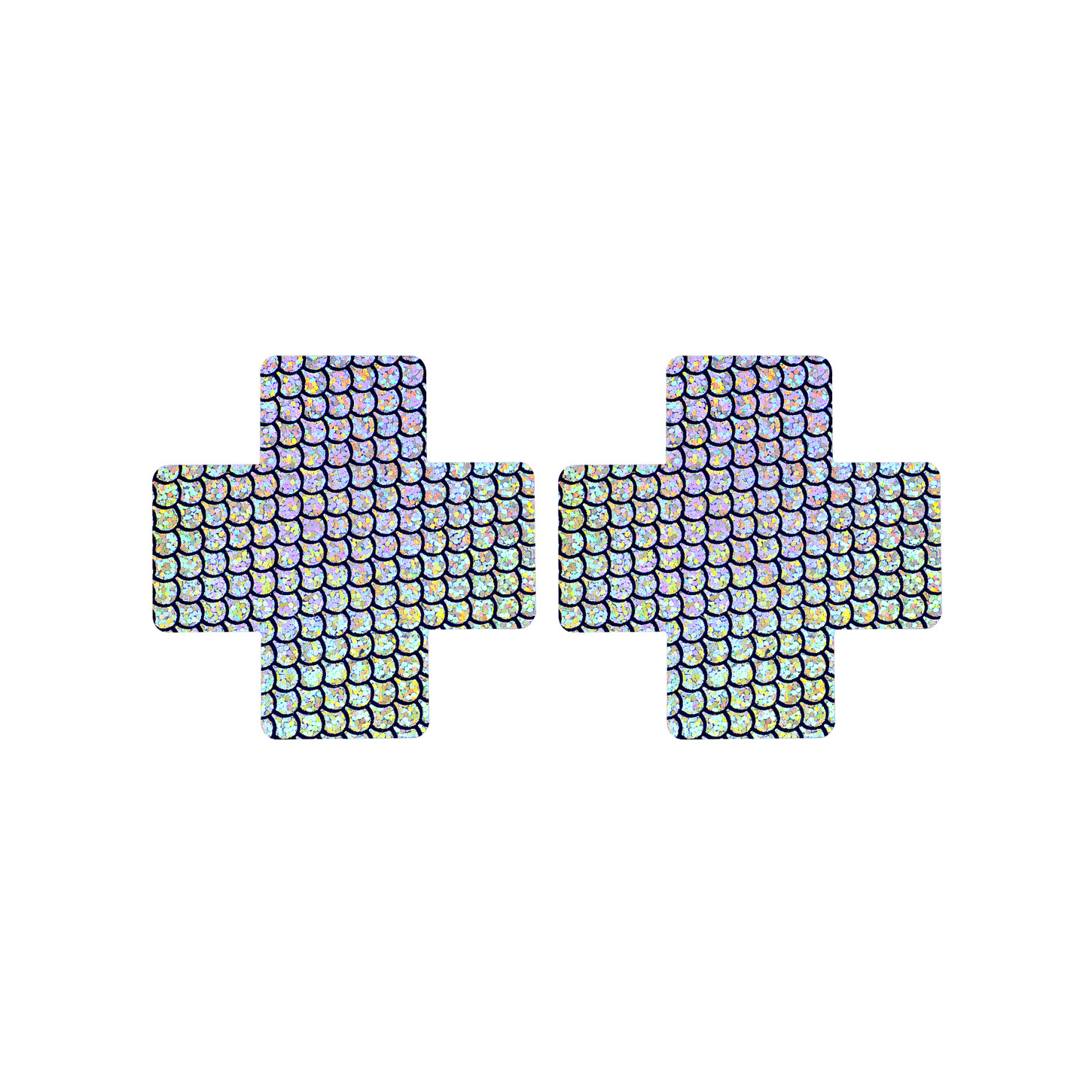 Iridescent Mermaid Scale Nipple Covers