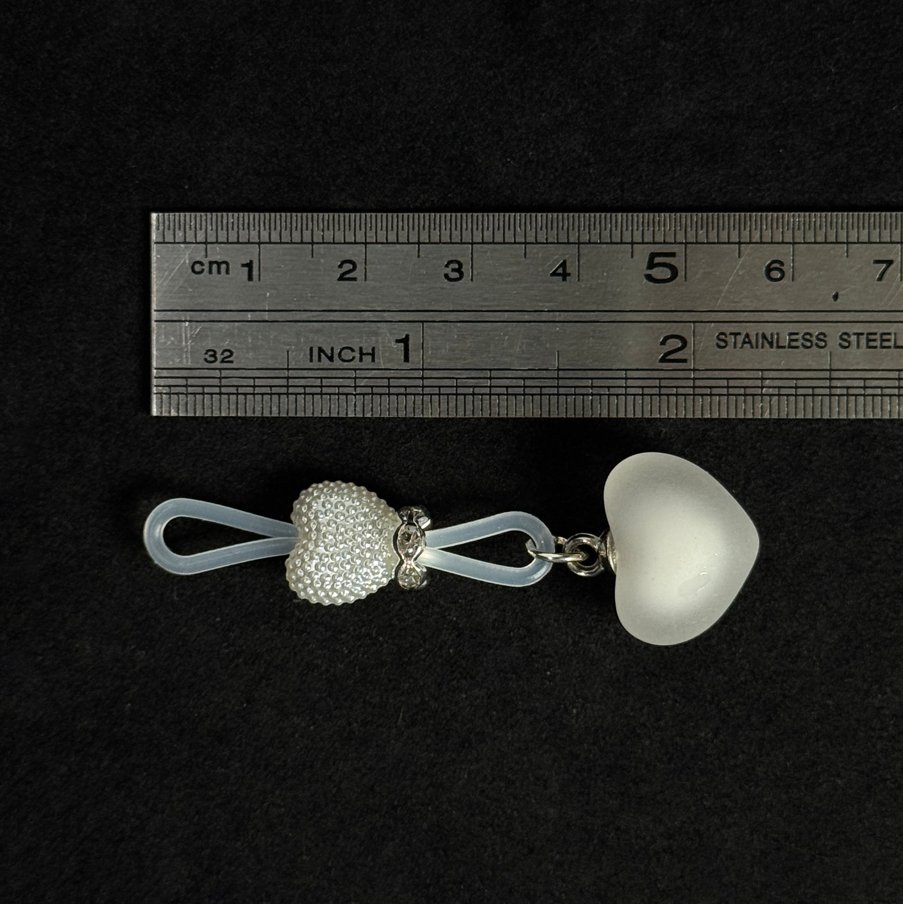 Ivory Heartbeat Clip