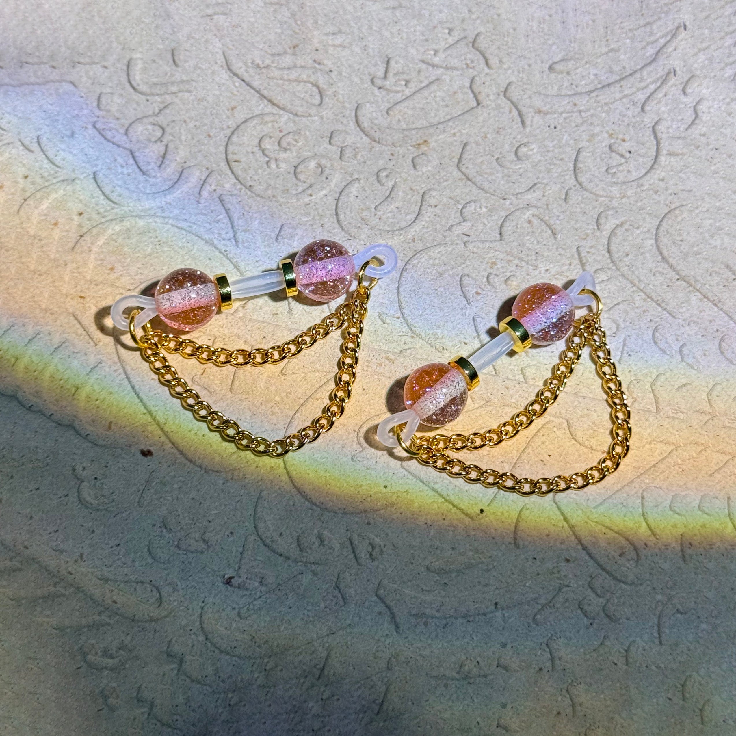 Blush Chain Nipple Clip