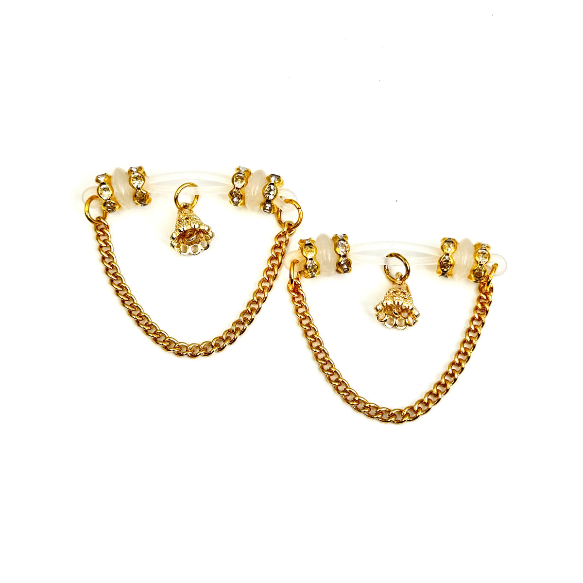 Golden Bell Chain Nipple Clamp