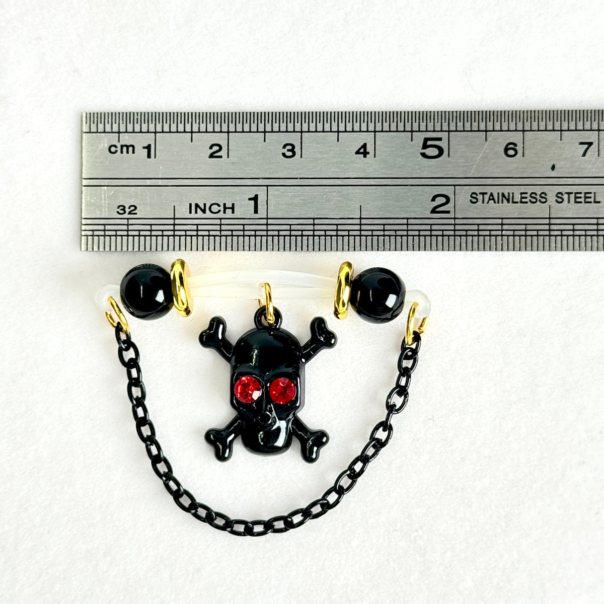 Crimson Skull Nipple Clamps
