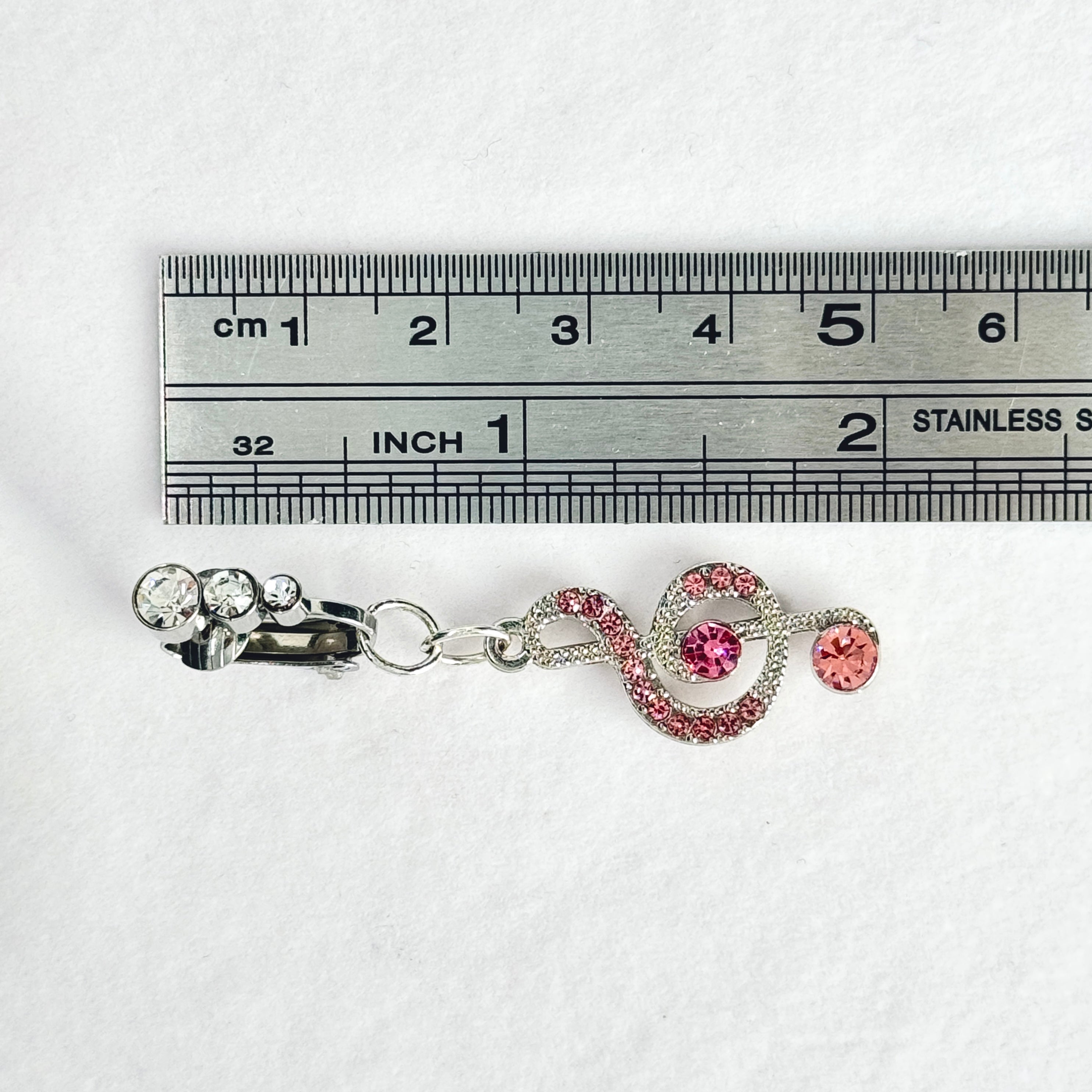 Melody Crystal Non-Piercing Navel Clip
