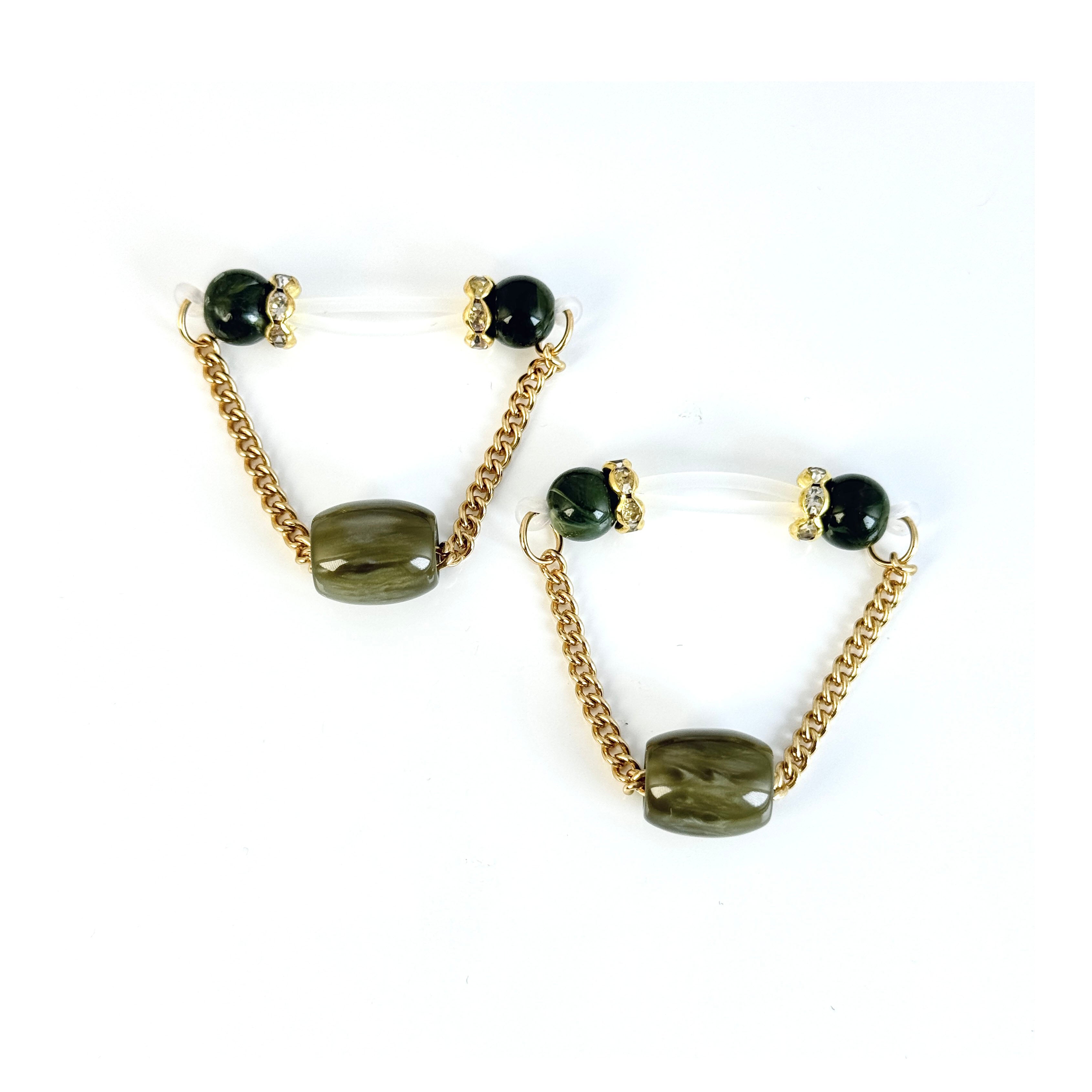Black Pearl Goddess Nipple Clamps