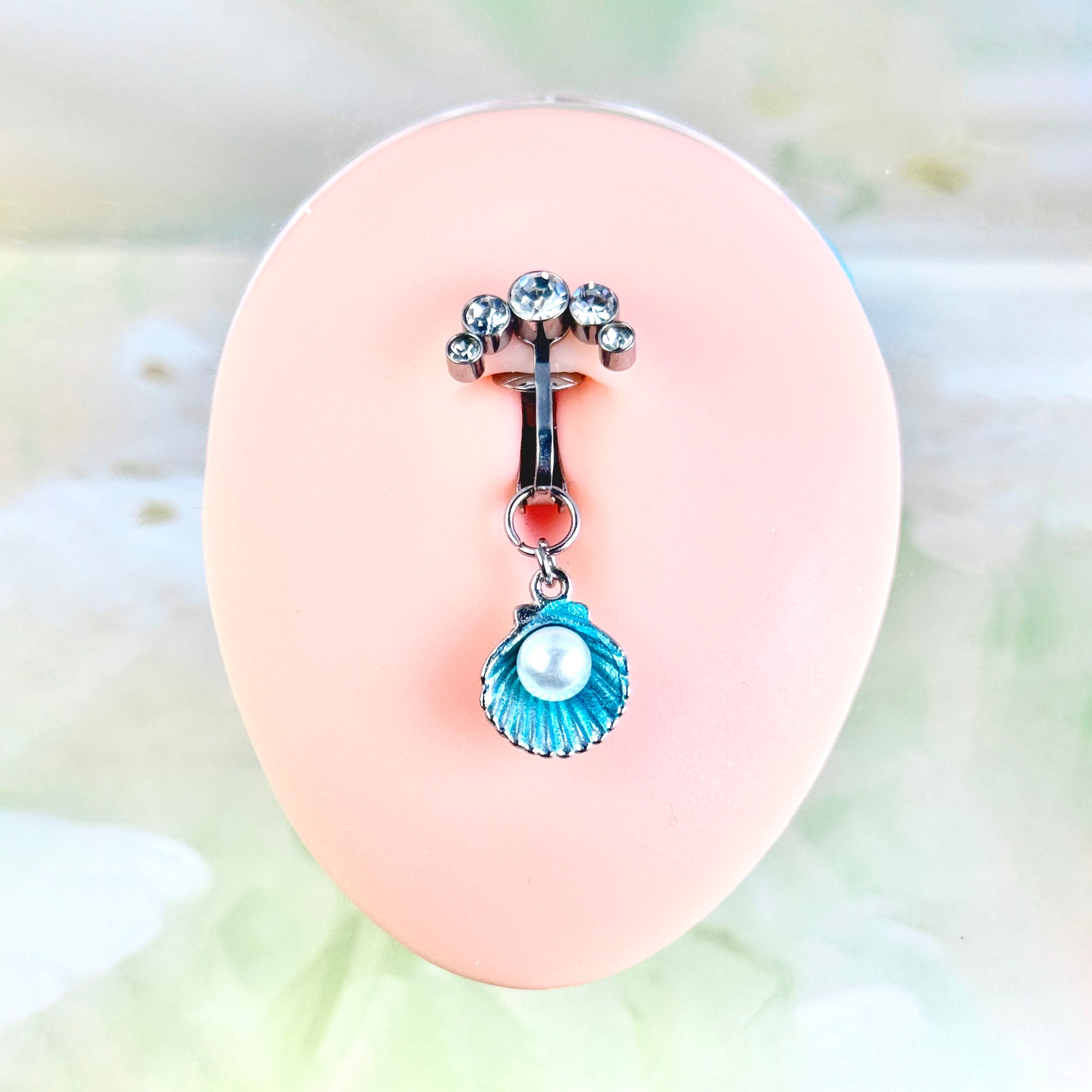 Luna Seashell Pearl Navel Clip™