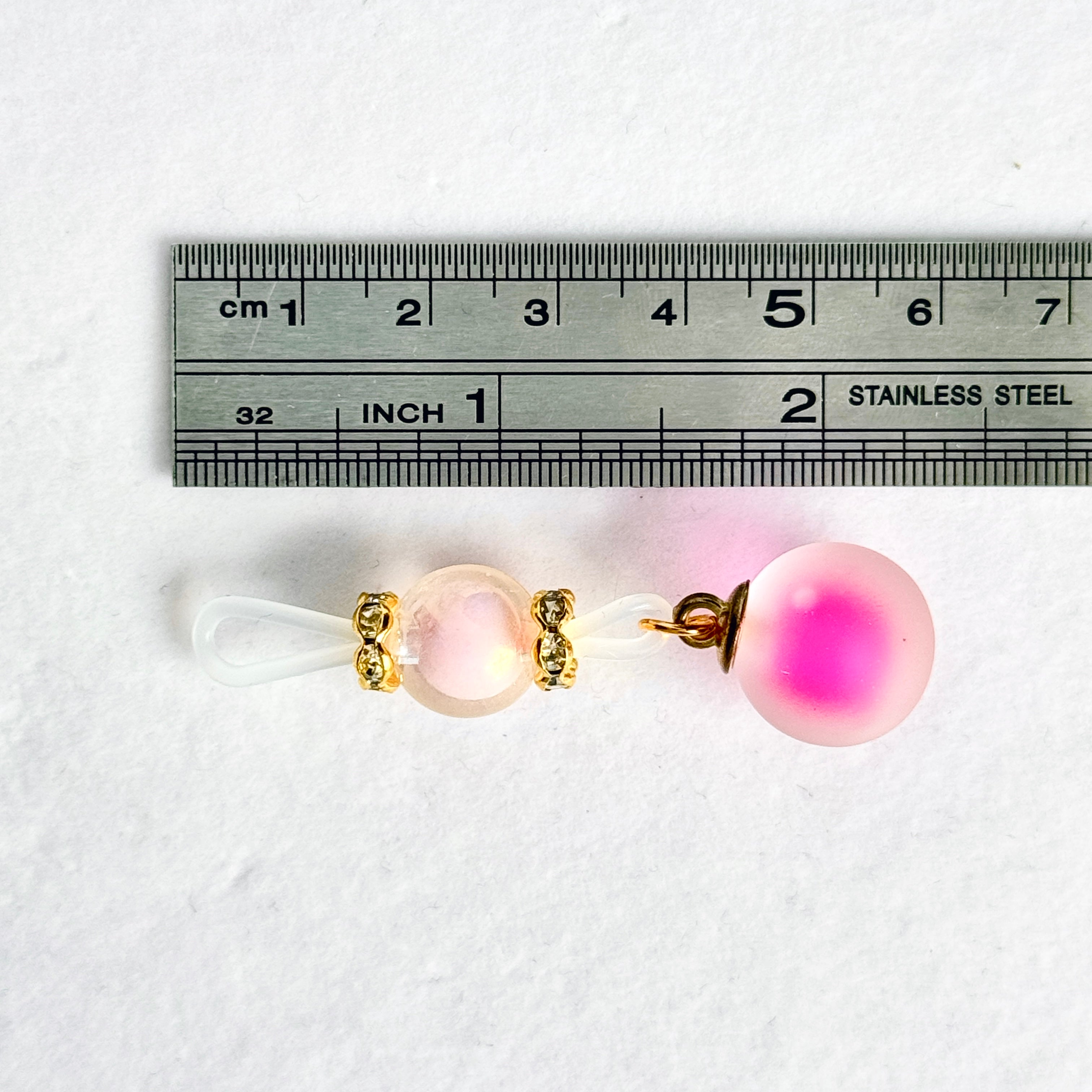 Pink Aurora Glow Nipple Clamps