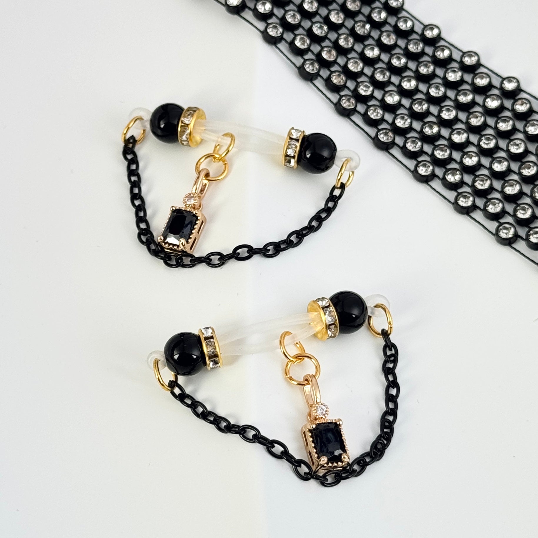 Noir Elegance Chain Set