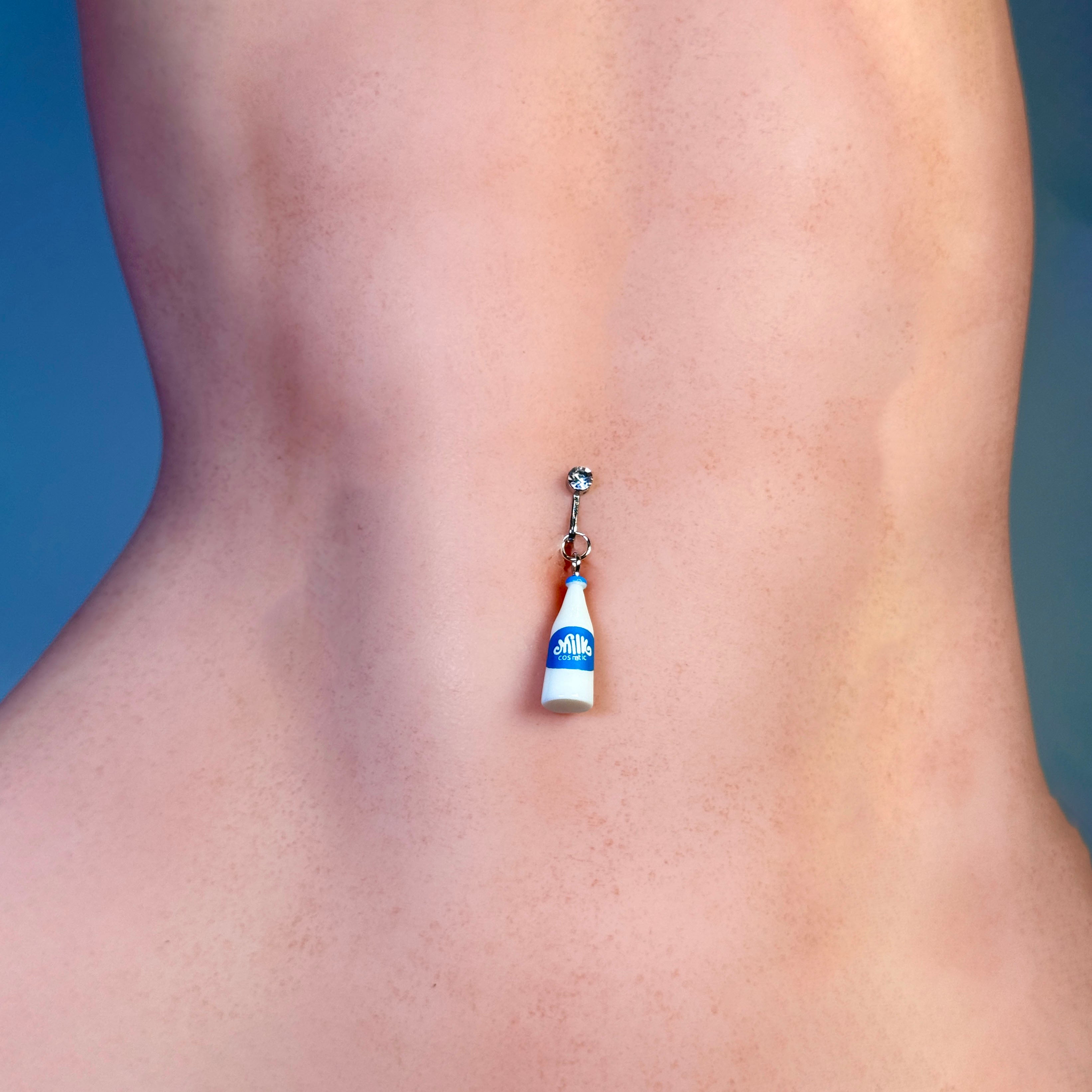 Milky Beauty Clip-on Navel Jewelry (Non-piercing)