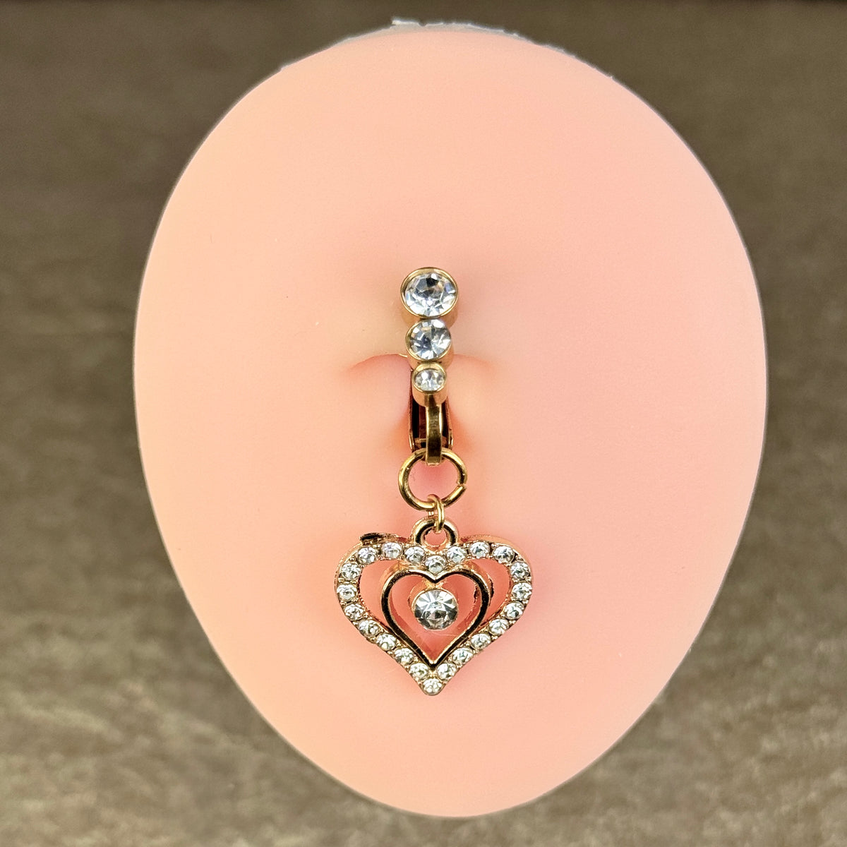 Royal Heart Crystal Charm