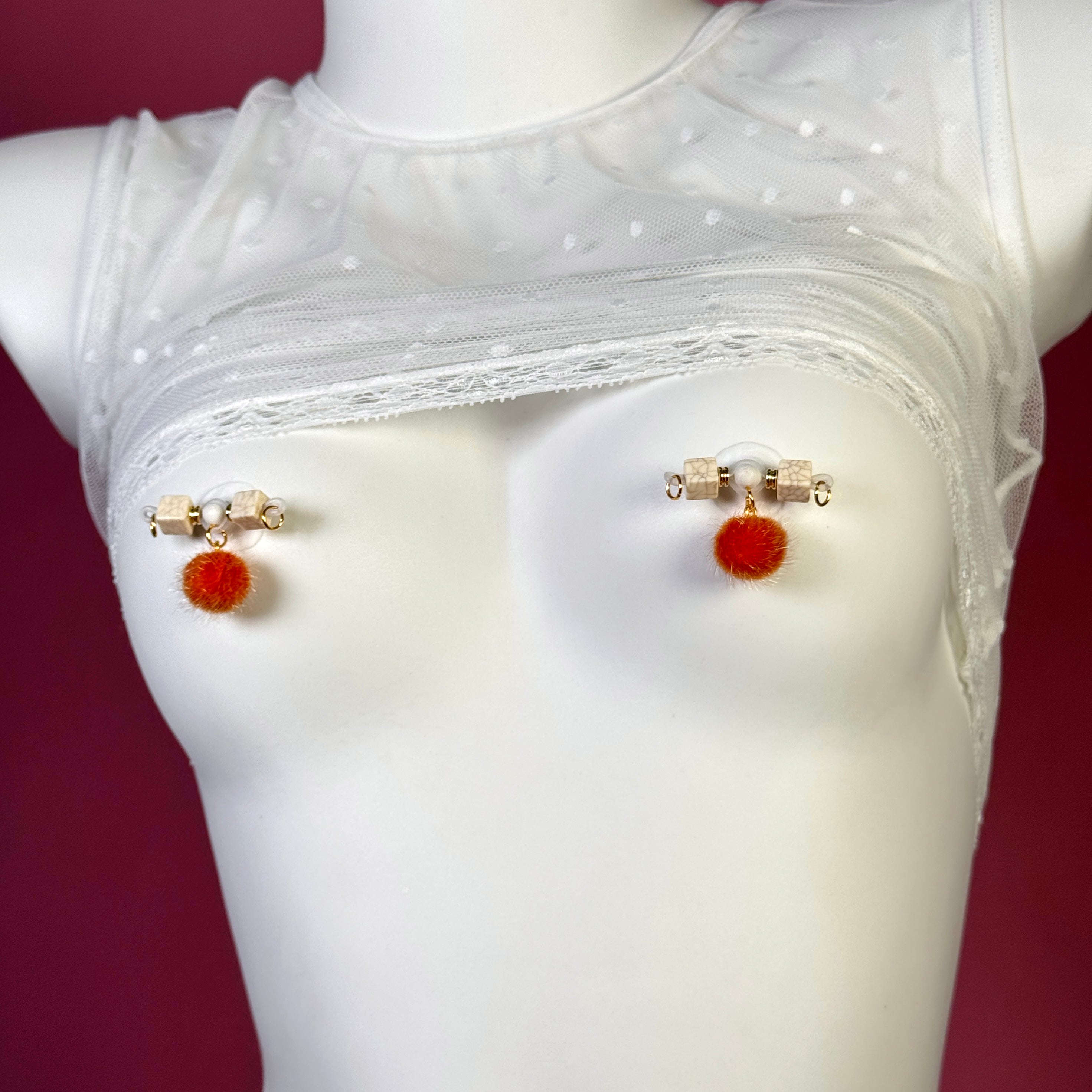 Clementine Charm Nipple Clip