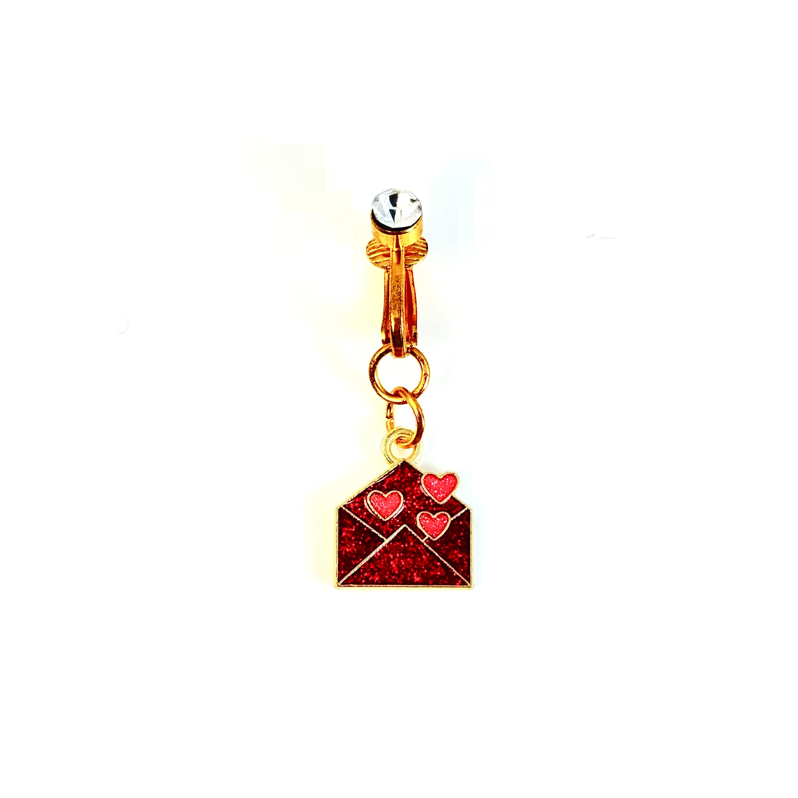 "Love Letter" Charm Navel Ring