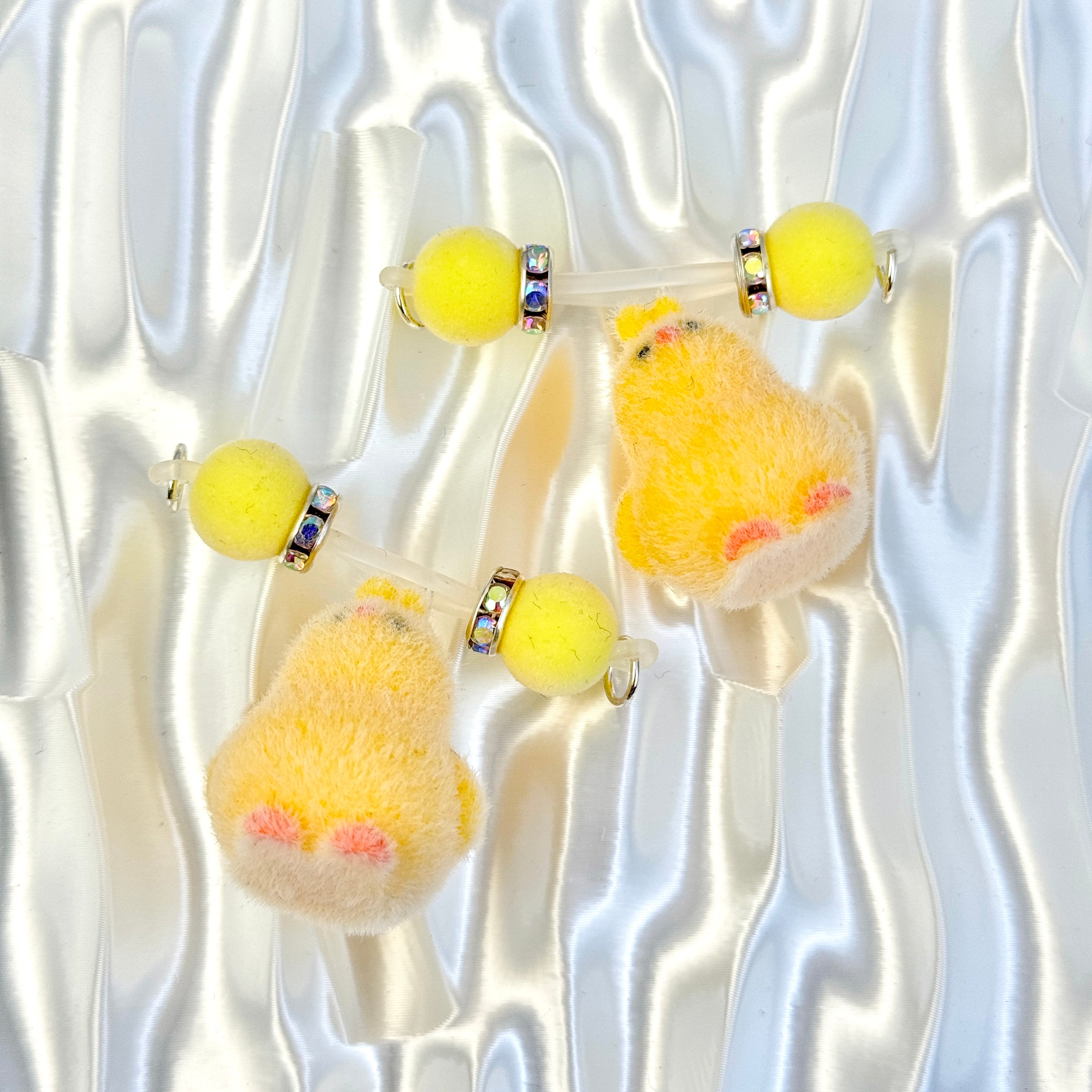 Baby Chick Plush Nipple Jewelry