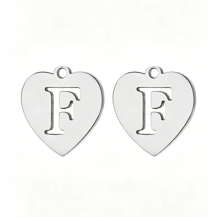 Customized initial gold crown clip