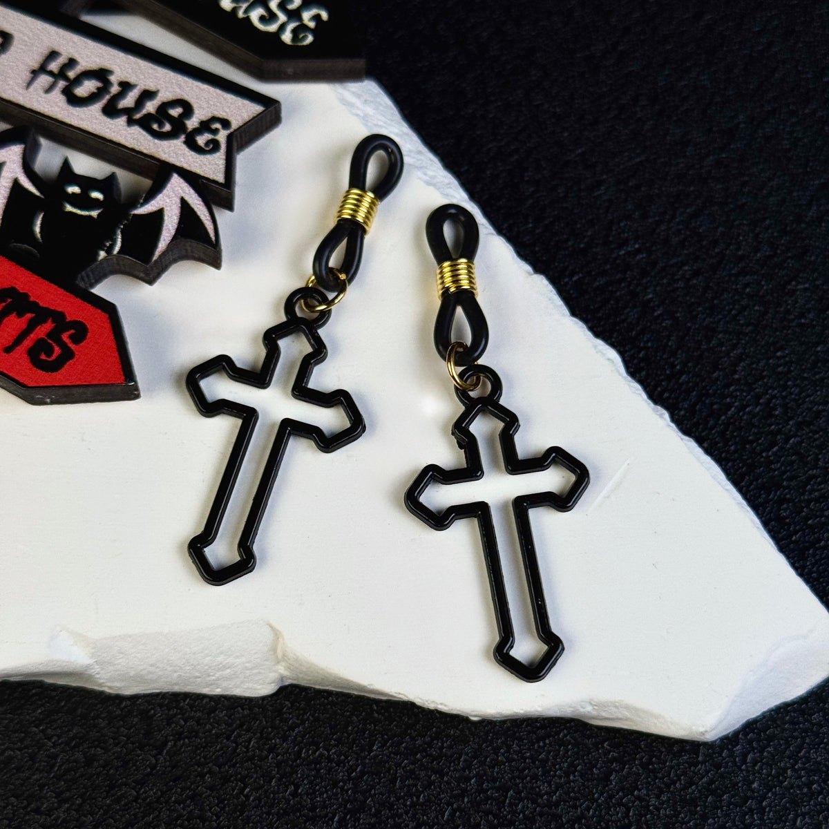 Midnight Cross Nipple Clamps