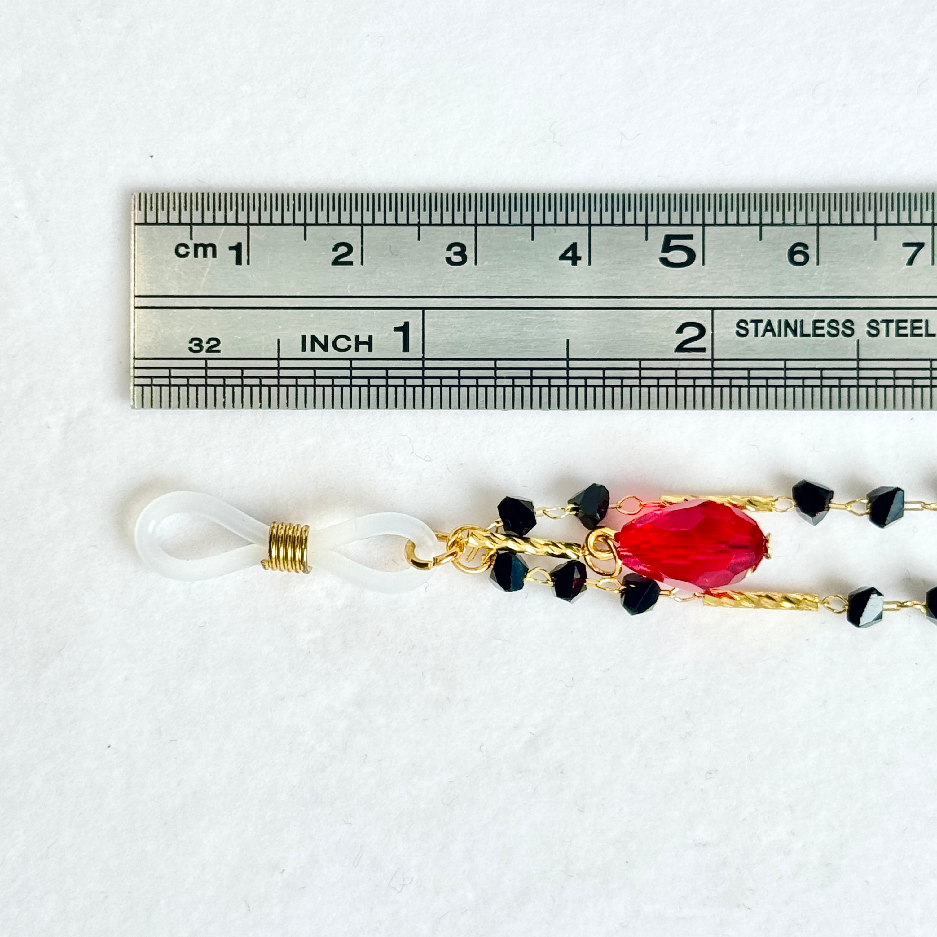 Ruby Drop Faux Nipple Chain