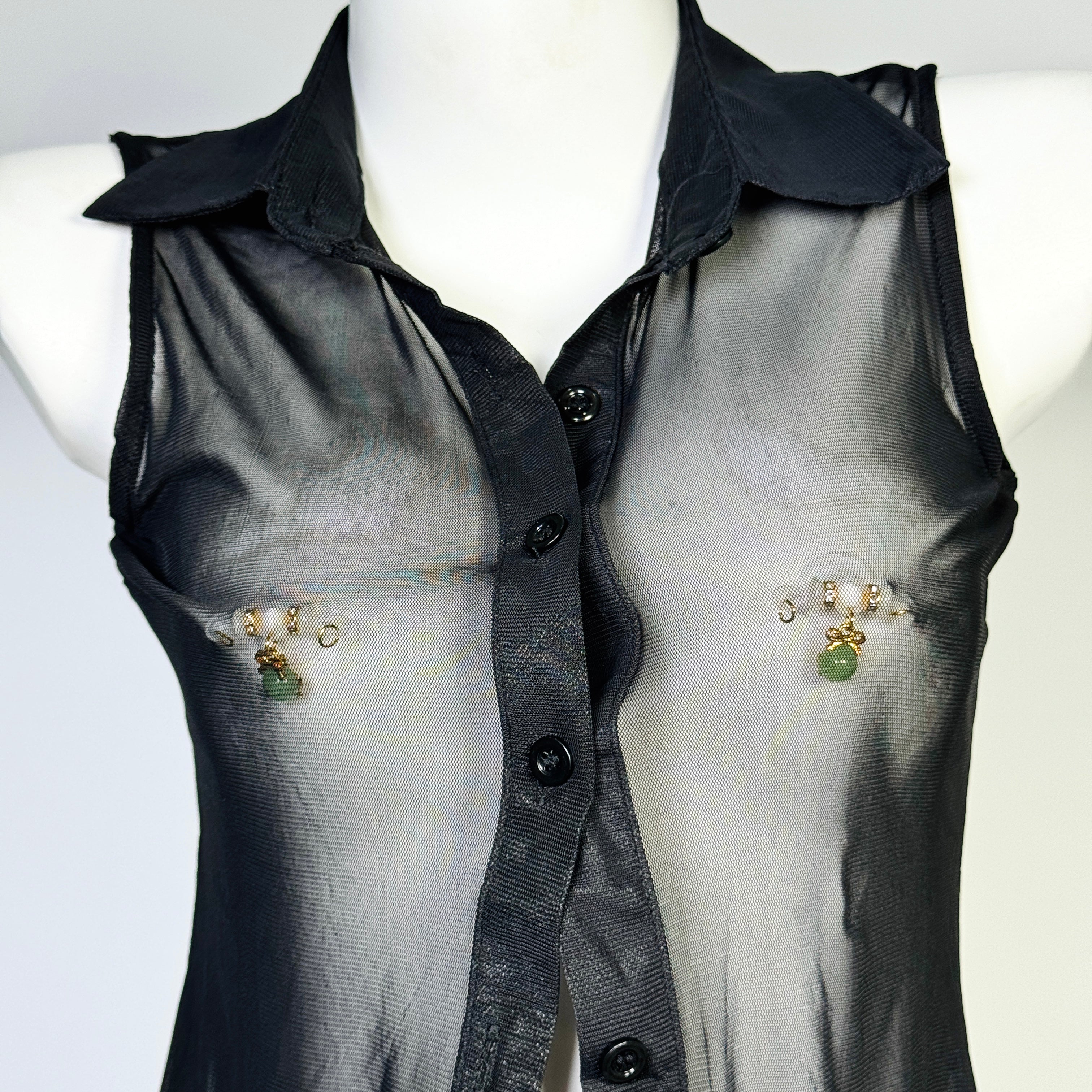 Jade Bow Dream Nipple Jewelry Set