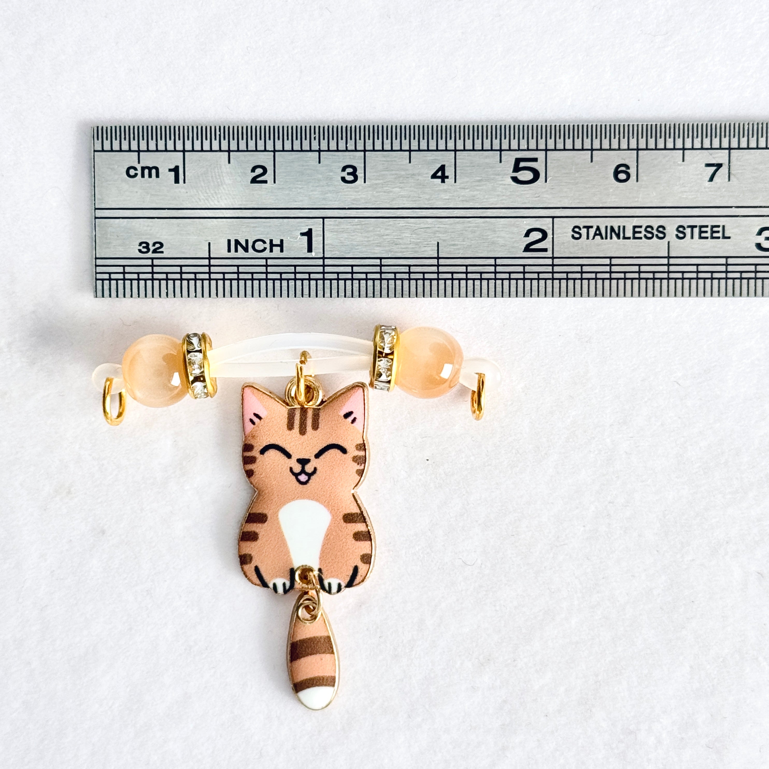 Cute Kitty Faux Nipple Ring