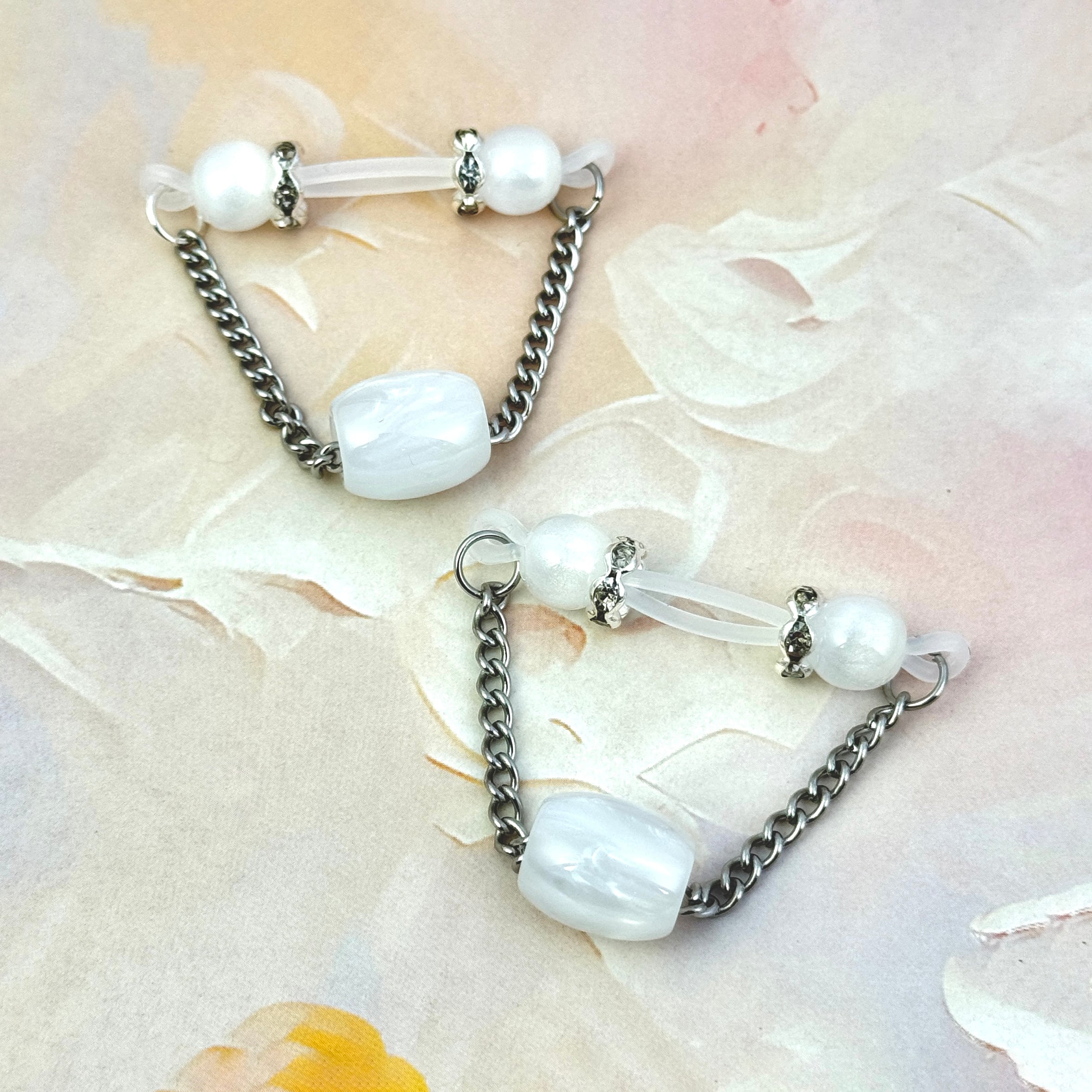 White Jade Energy Clip