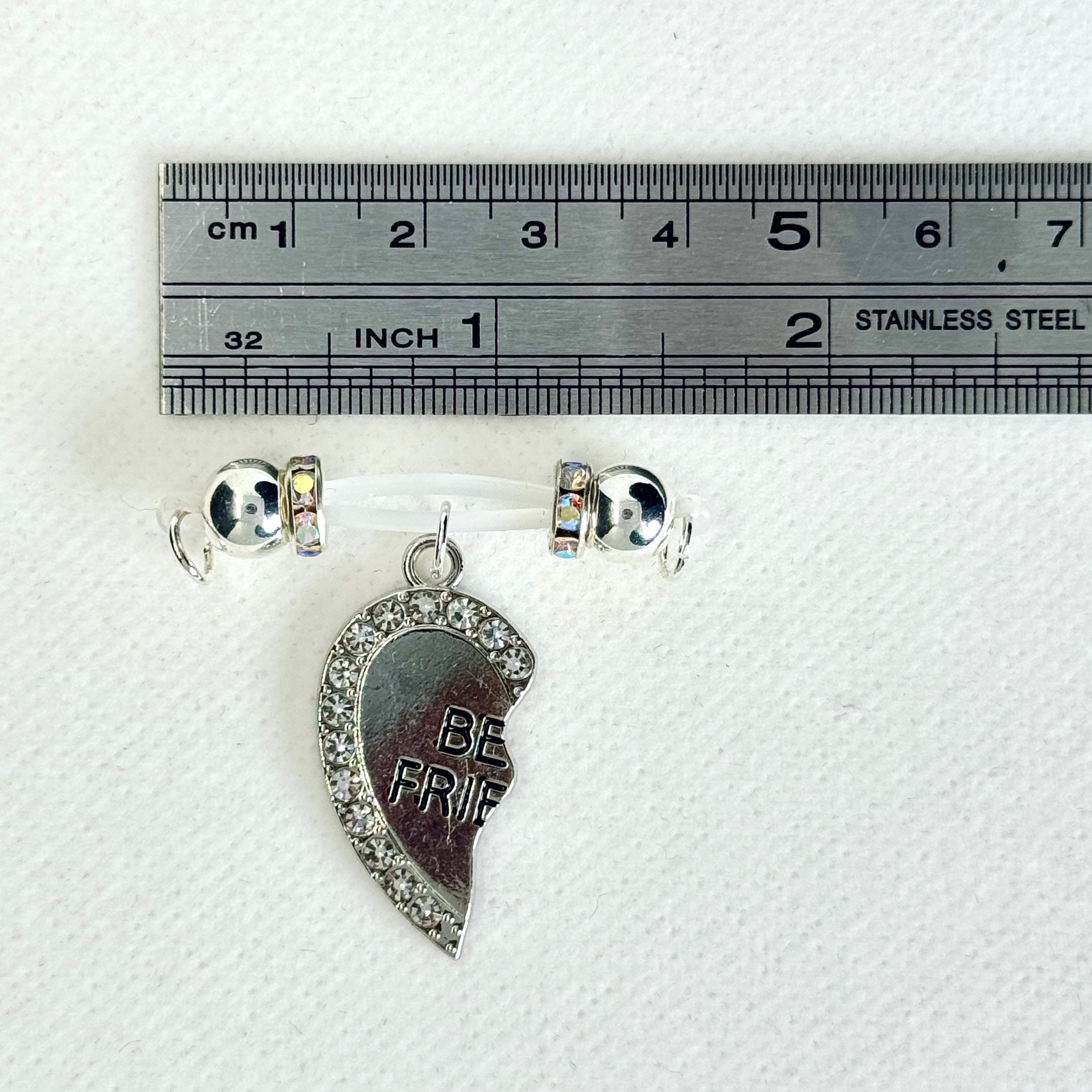 Love Bond Breakable Heart Charm Set