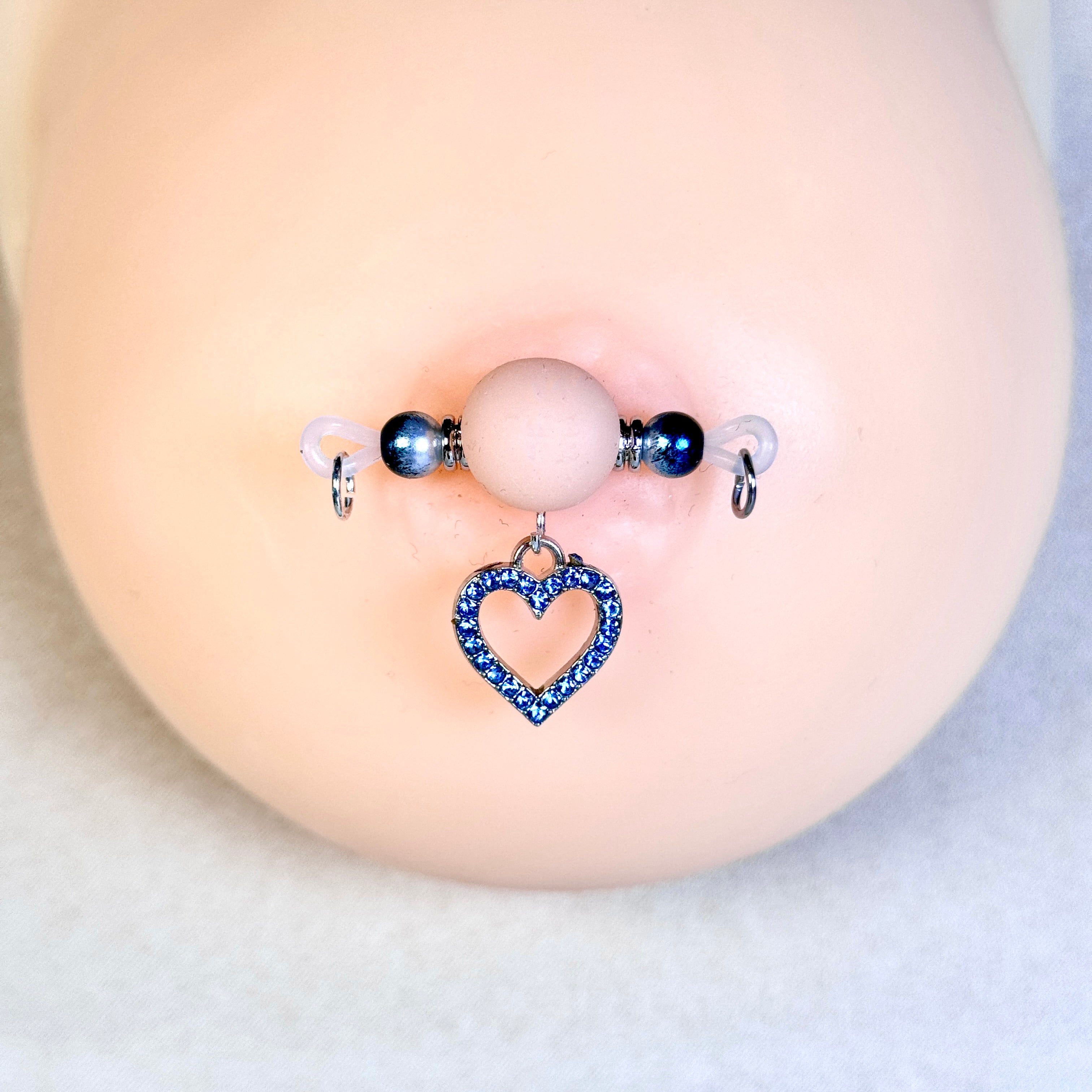 Luna Sapphire Heart Clips™