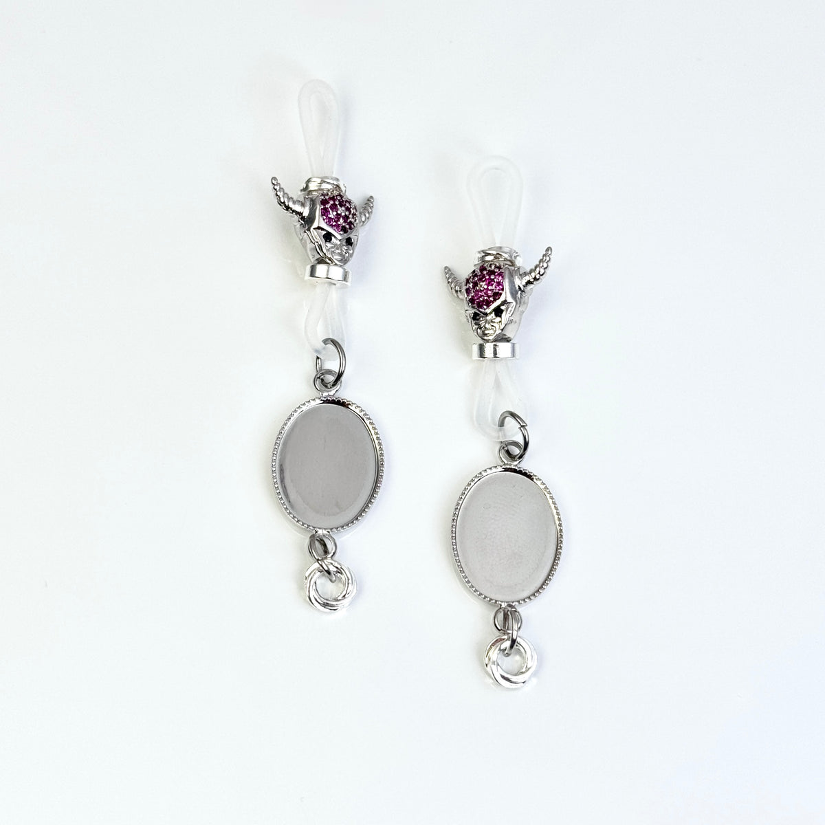 Obsidian Demon Charm Clip