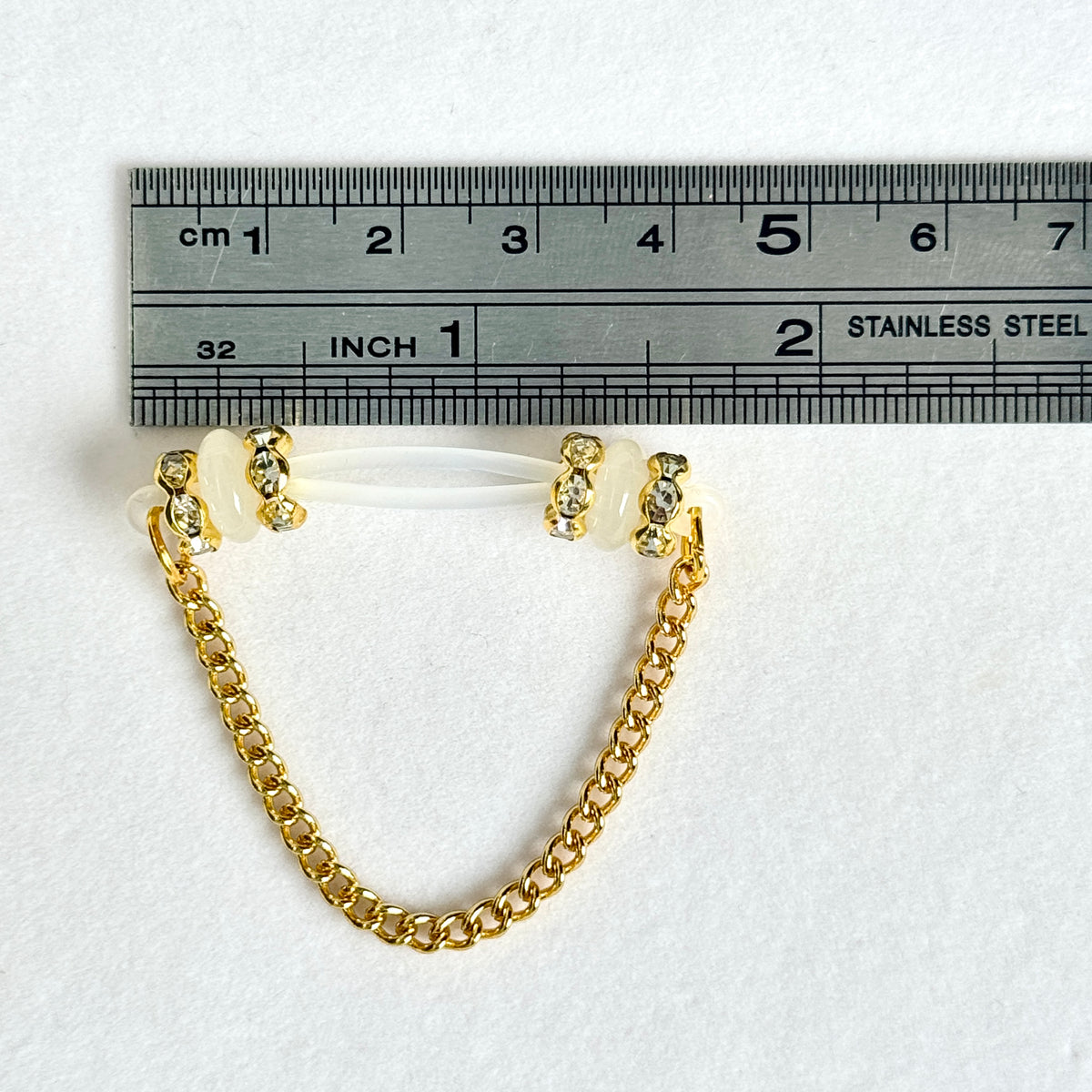 Golden Drape Chain Nipple Clamp