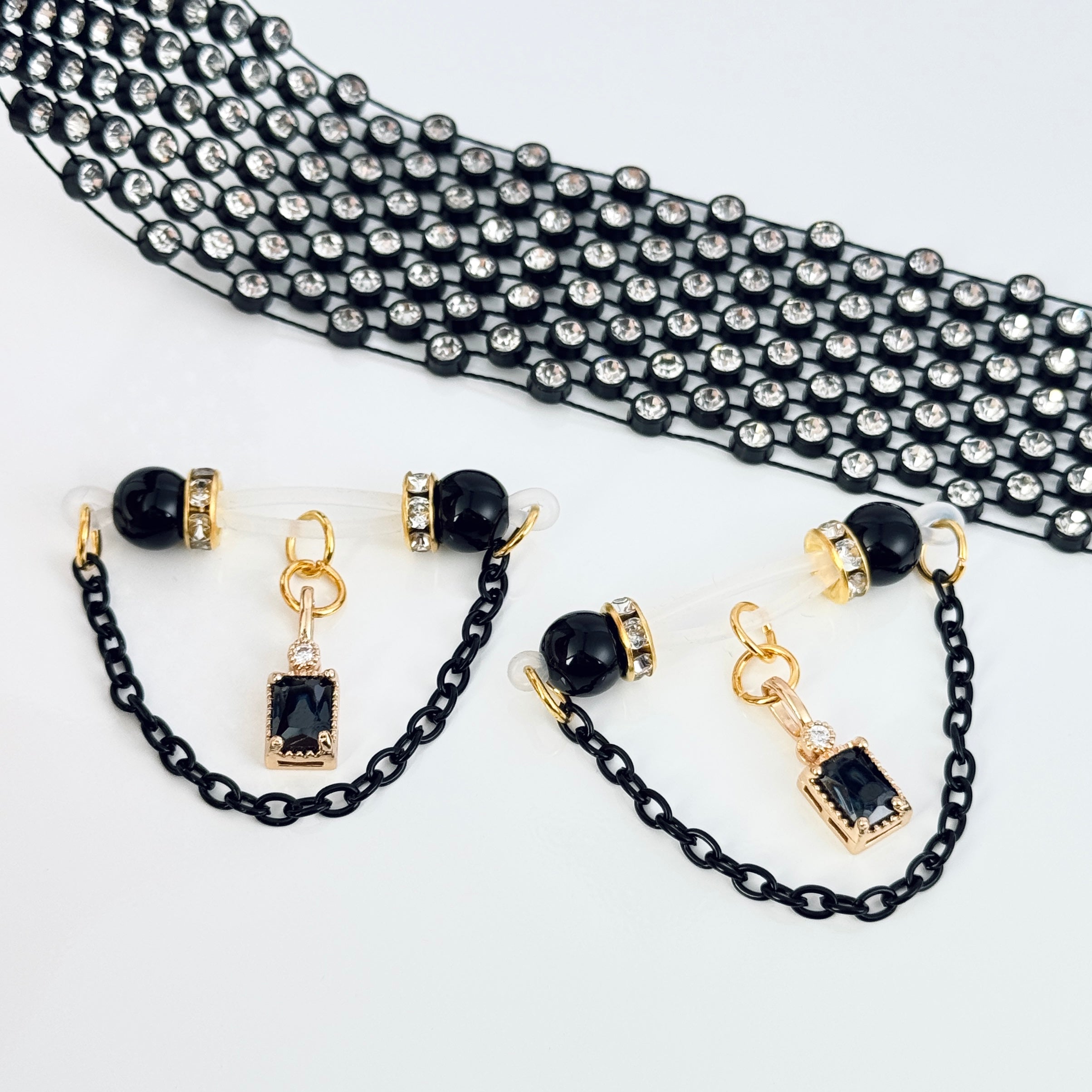 Noir Elegance Chain Set