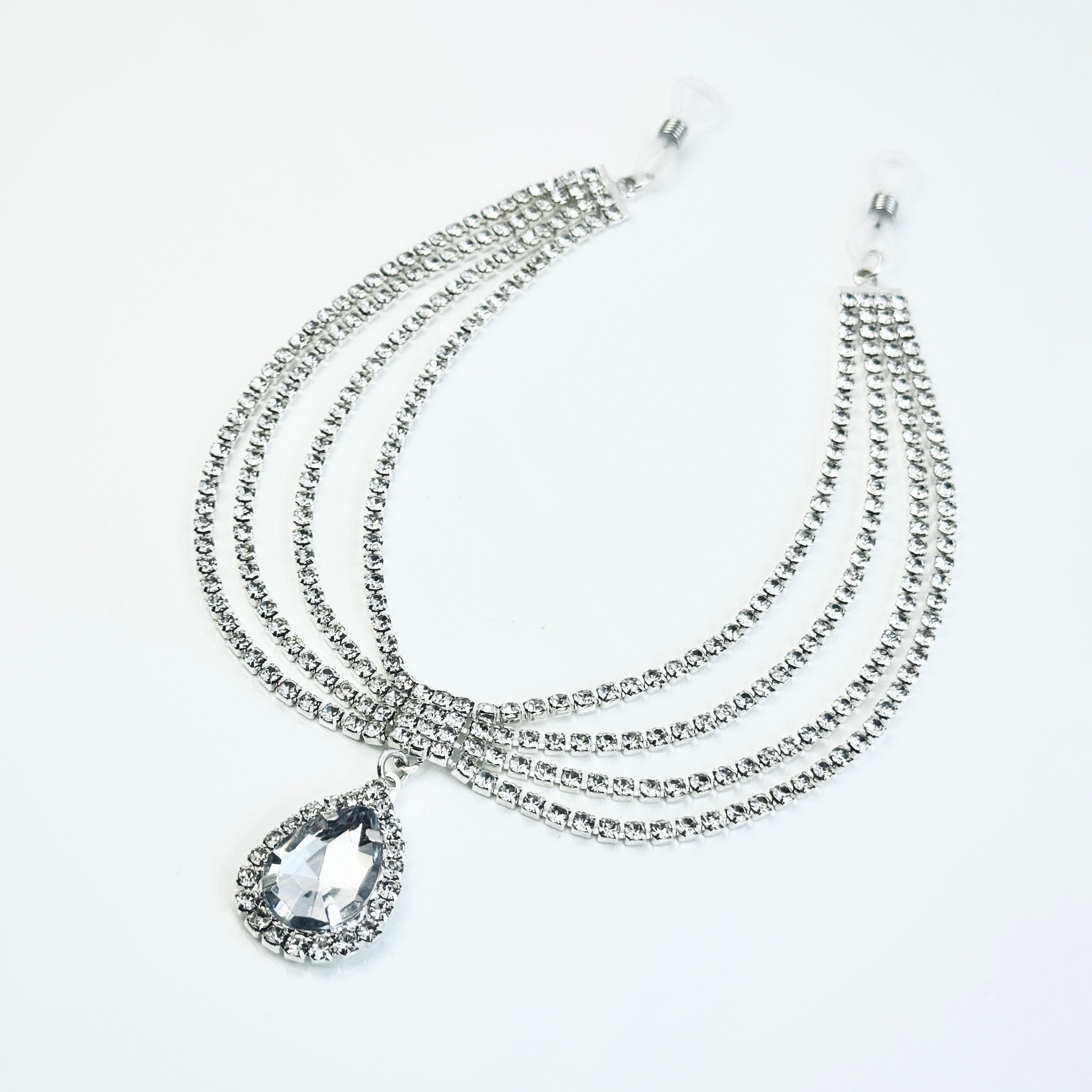 Crystal Teardrop Body Chain