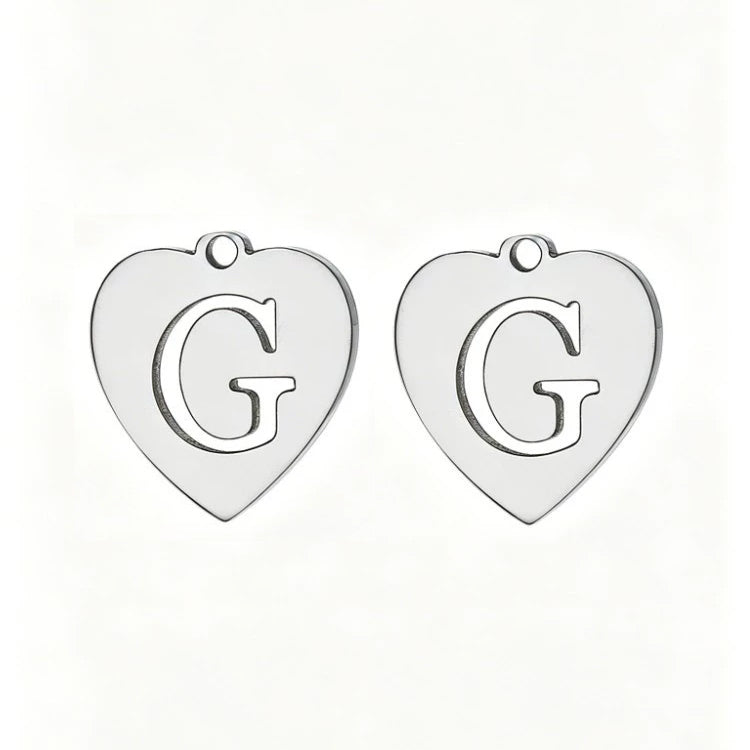 Customized initial gold crown clip