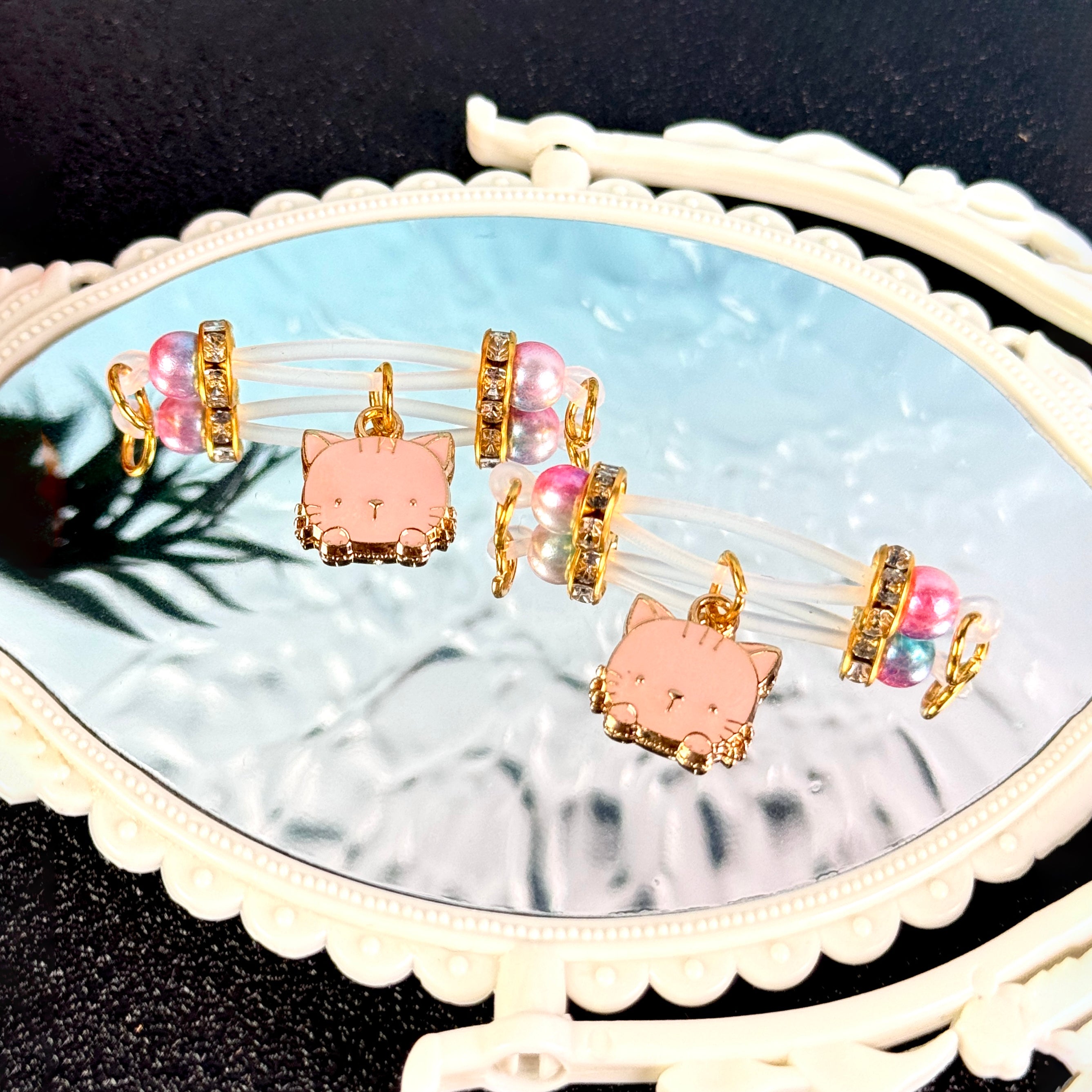 Sweet Cat Charm Faux Nipple Ring