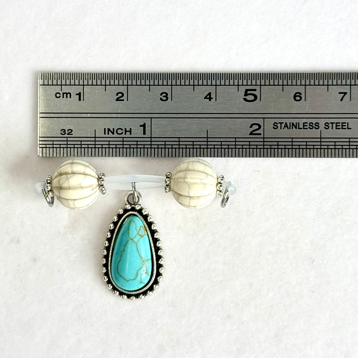Turquoise Charm Nipple Clamp Set