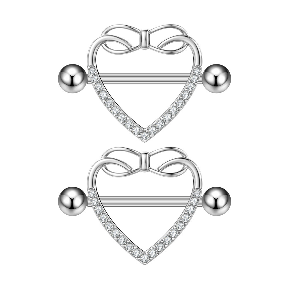 Diamond-collar style nipple covers