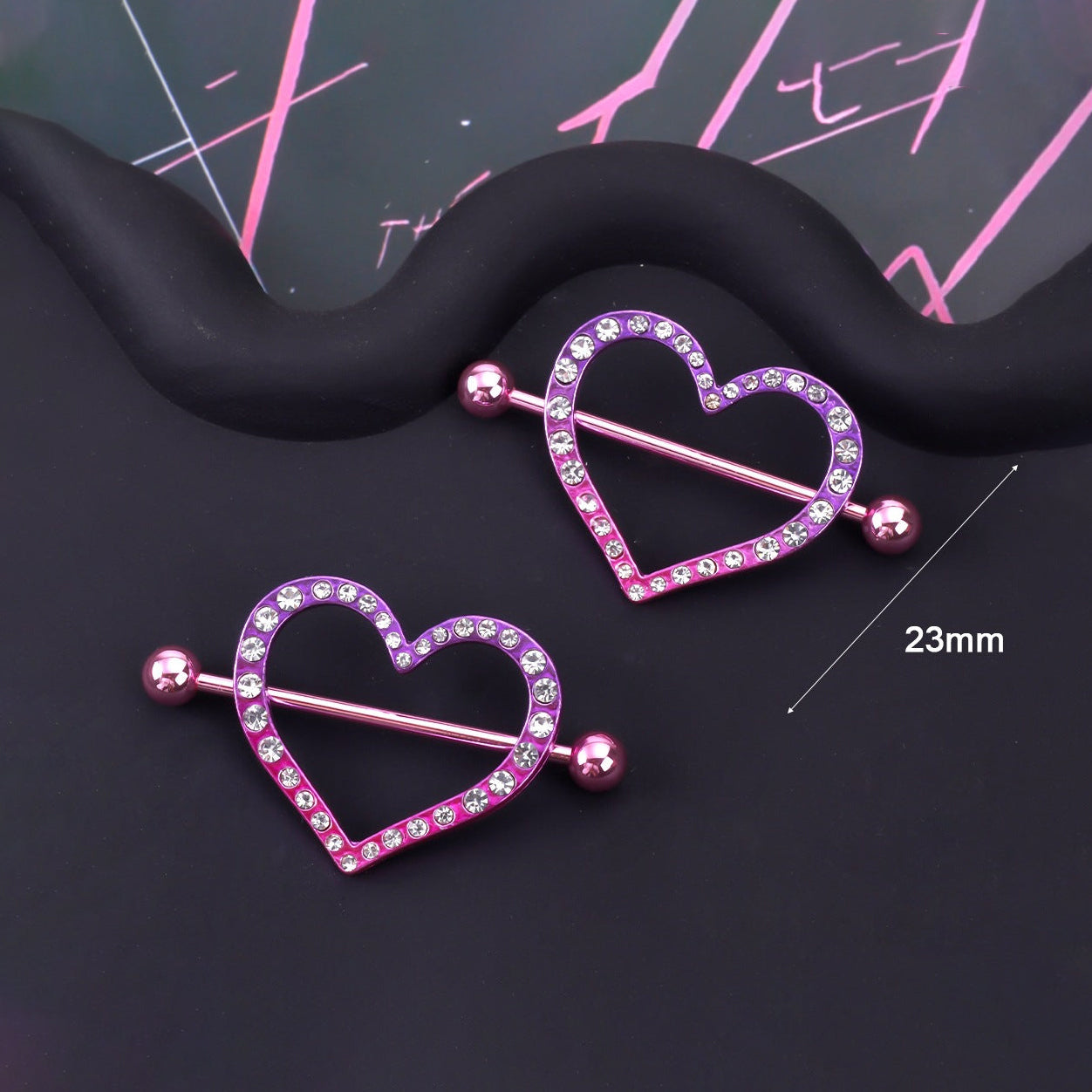 Purple Gradient Body Jewelry