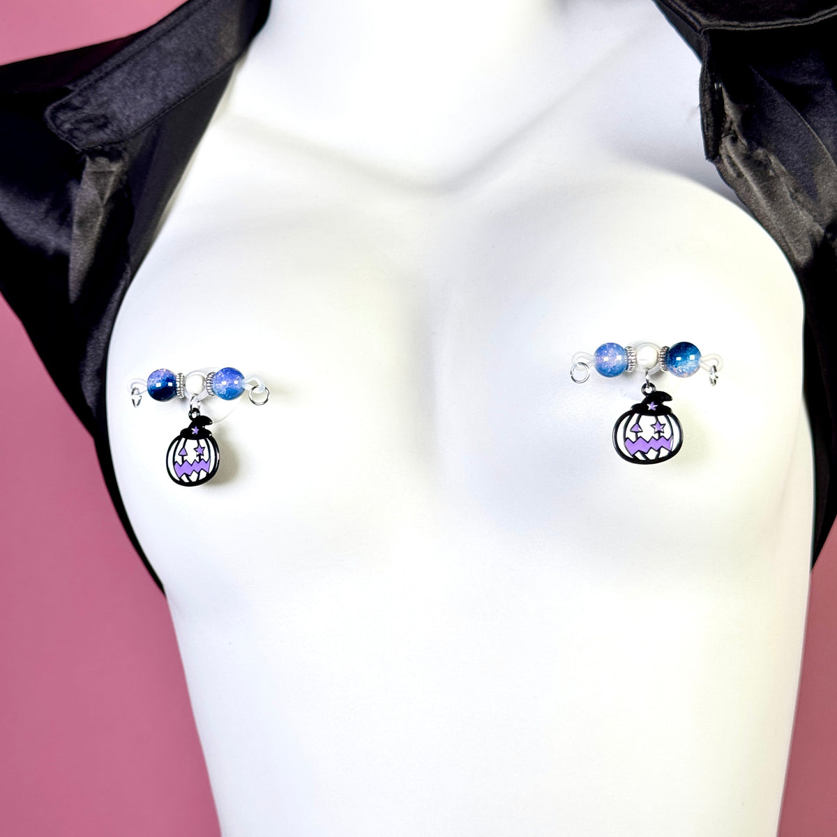 Mystic Moon Pumpkin Nipple Jewelry
