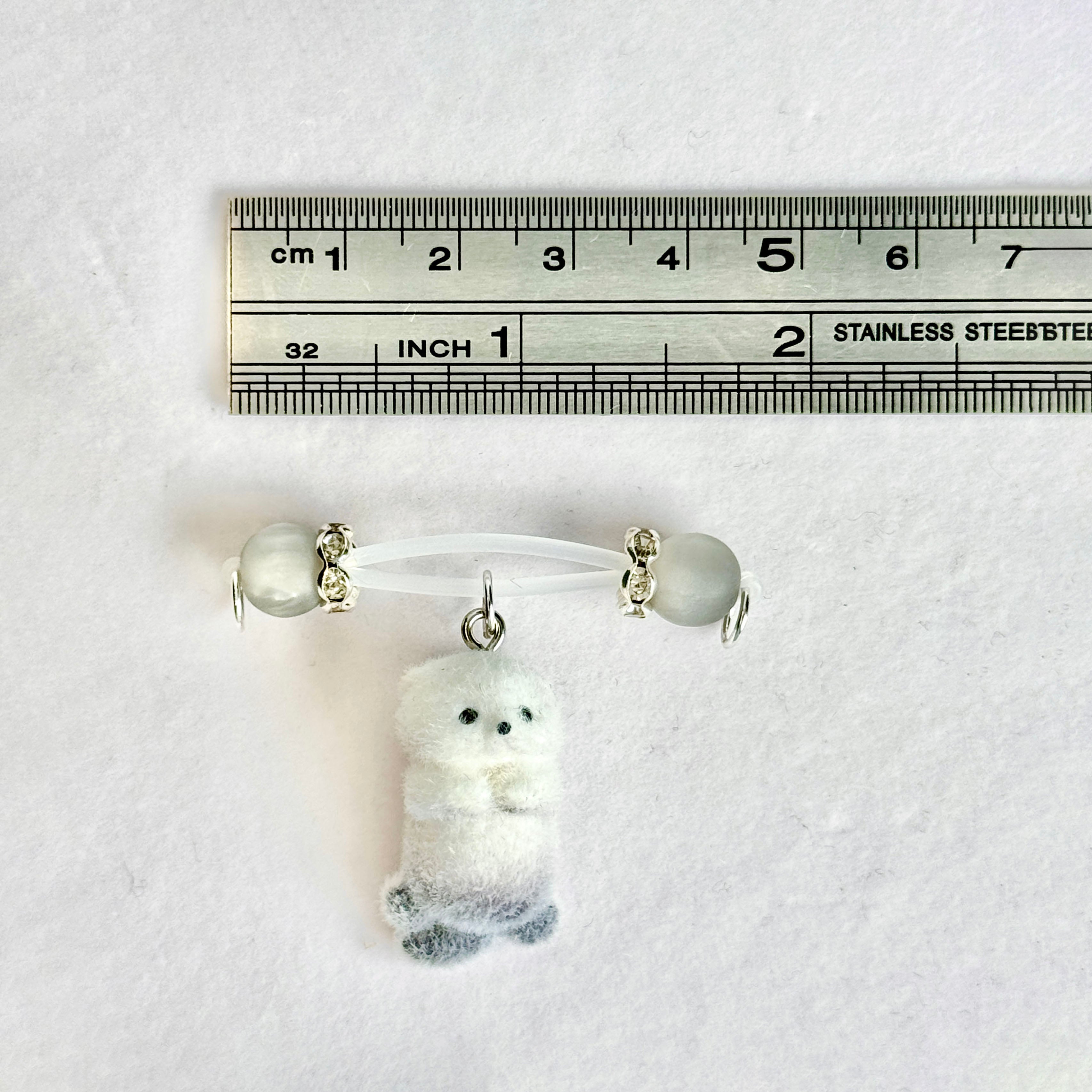Teddy Bear Pearl Nipple Clamps