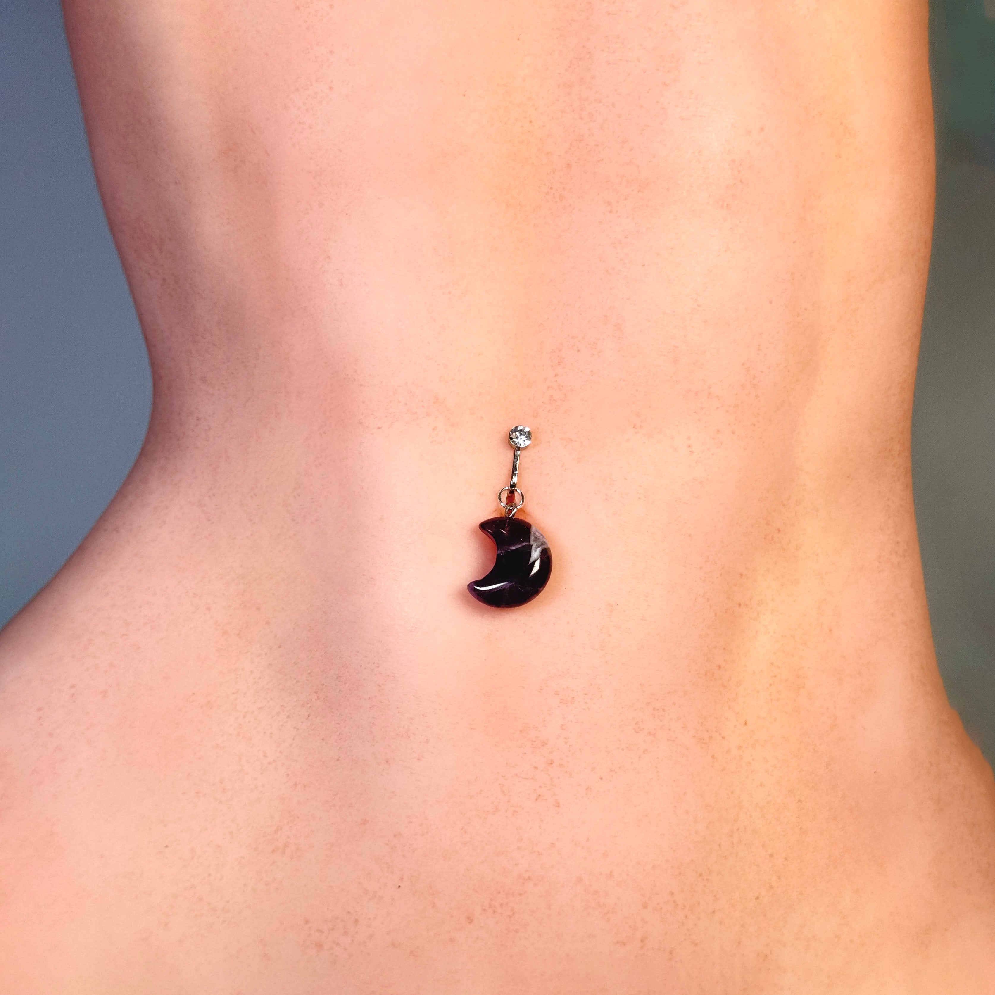 Moon Goddess Non-Piercing Navel Jewelry