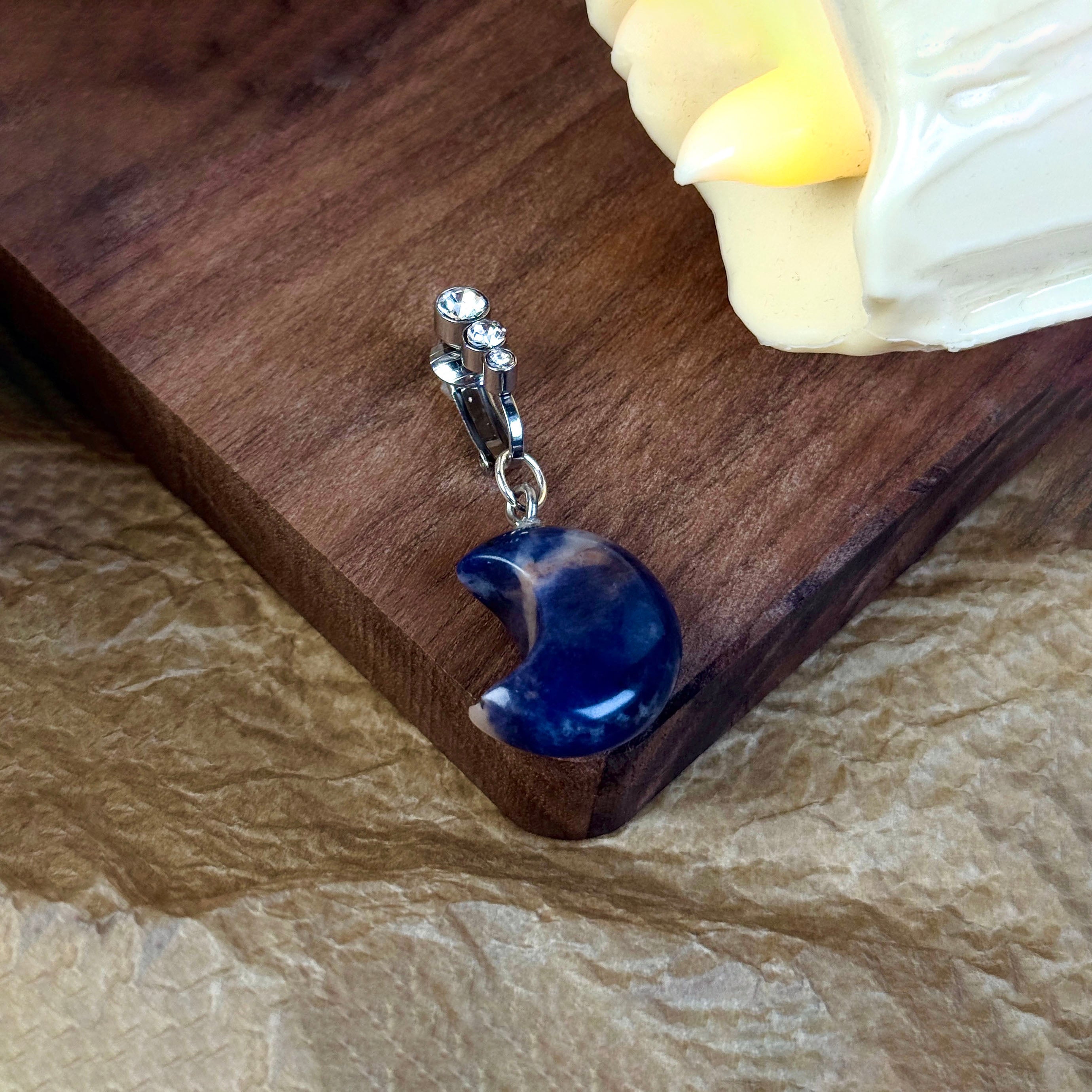 "Lunar Eclipse" Non-Piercing Navel Clip