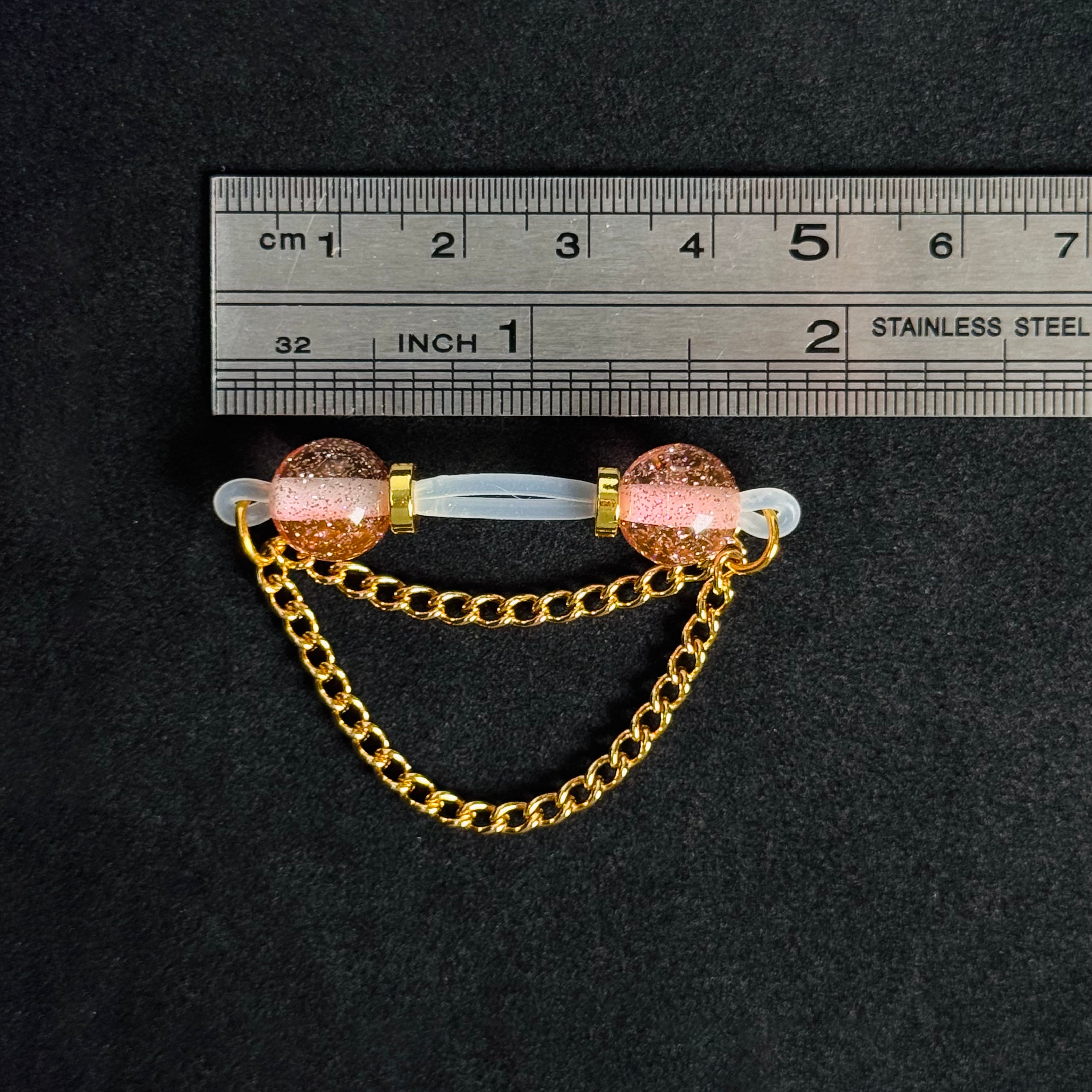 Blush Chain Nipple Clip